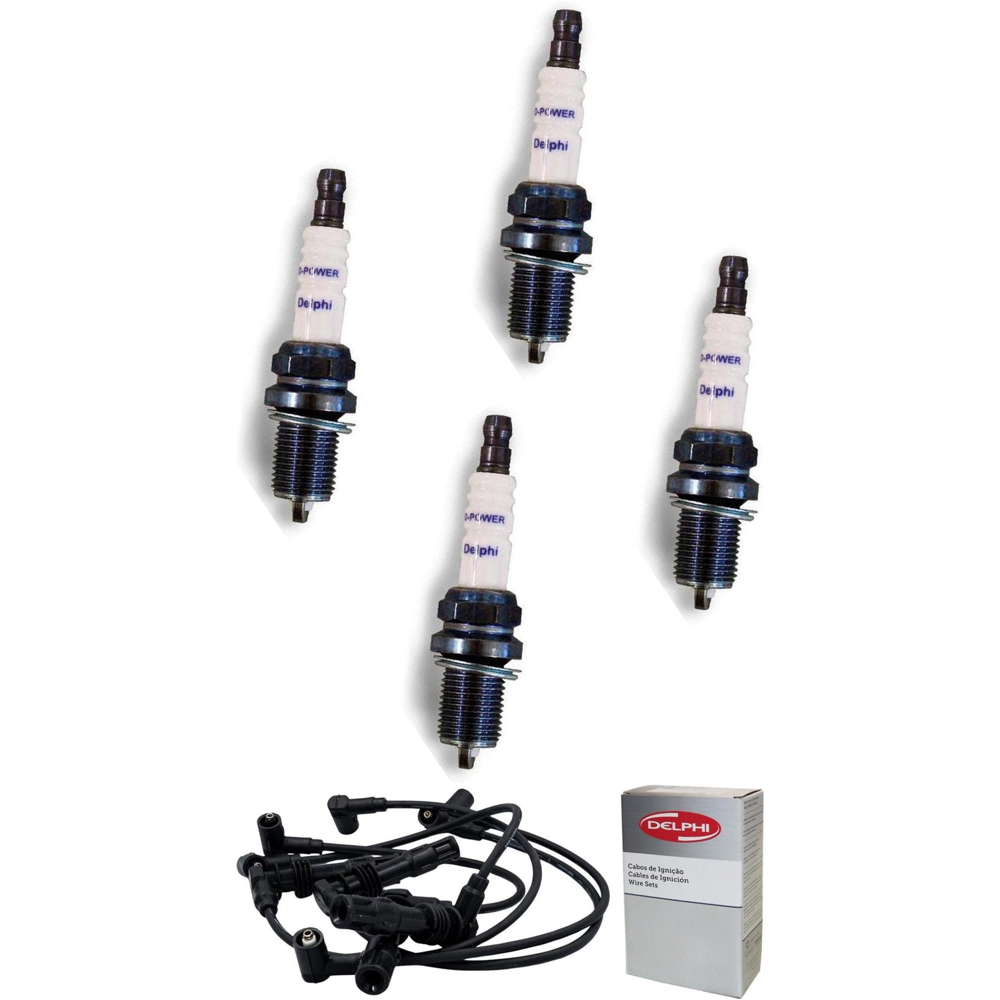 Kit Cabo e Vela de Ignição D-Power - Delphi - XH70036/XS10574 - (1)