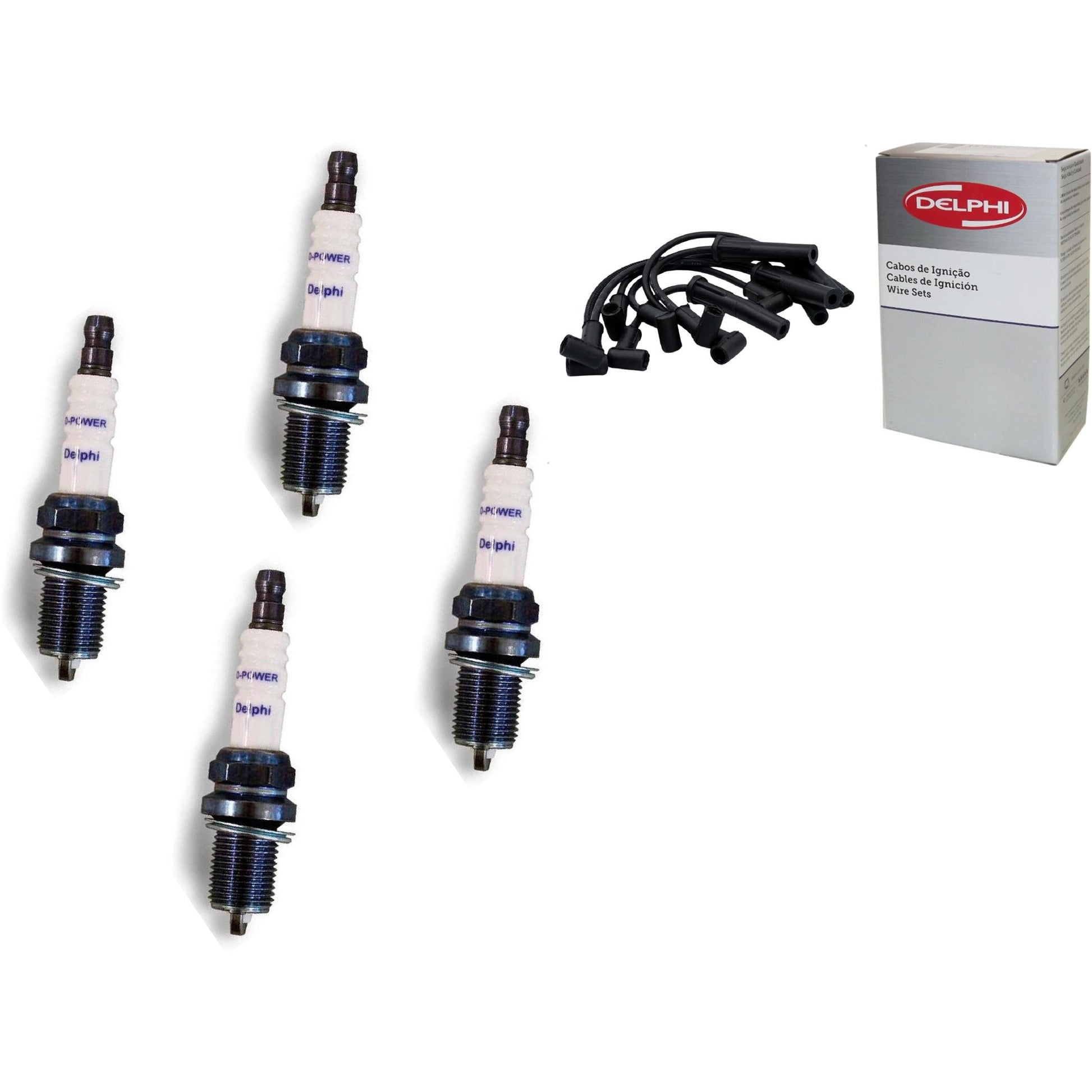 Kit Cabo Vela de Ignição D-Power - Delphi - XH70020/XS10652 - (1)