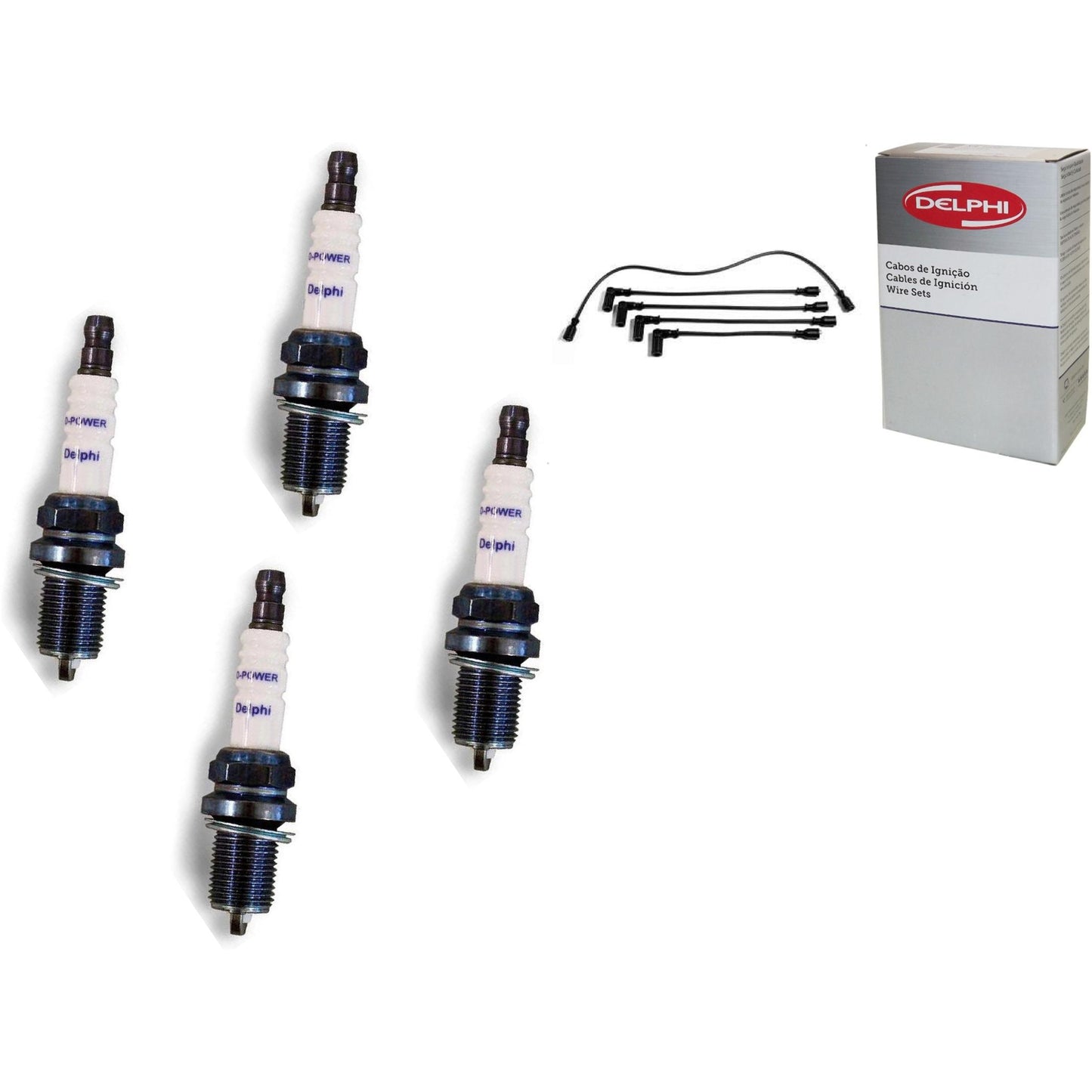 Kit Cabo Vela de Ignição D-Power - Delphi - XH70026/XS10028 - (1)
