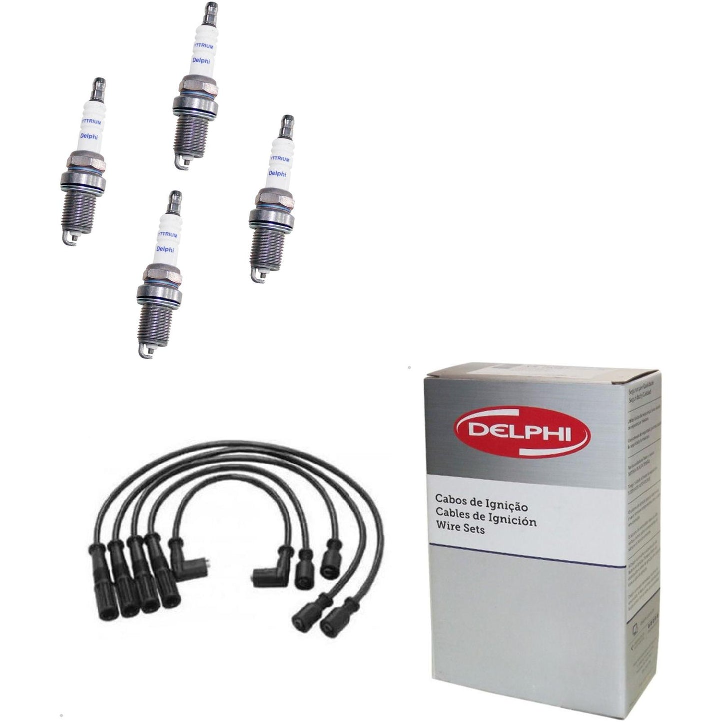 Kit Cabo Vela de Ignição Yttrium - Delphi - XH40002/XS10030 - (1)