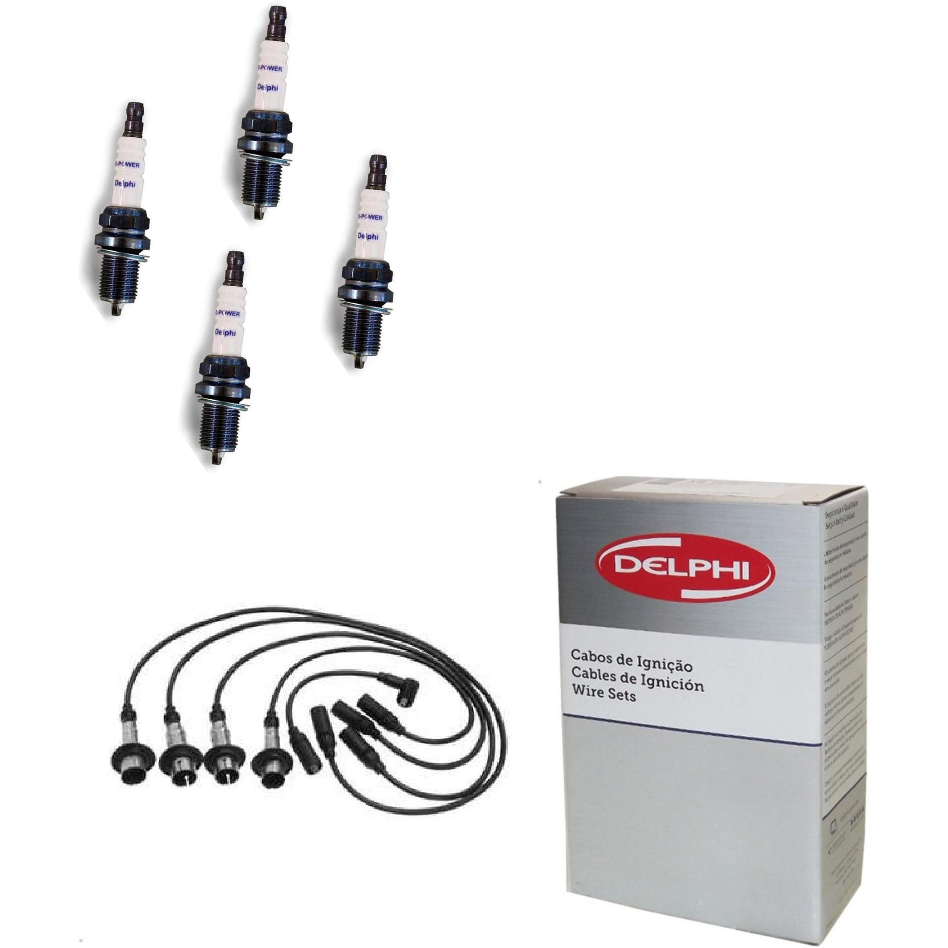 Kit Cabo Vela de Ignição D-Power - Delphi - XH70042/XS10085 - (1)
