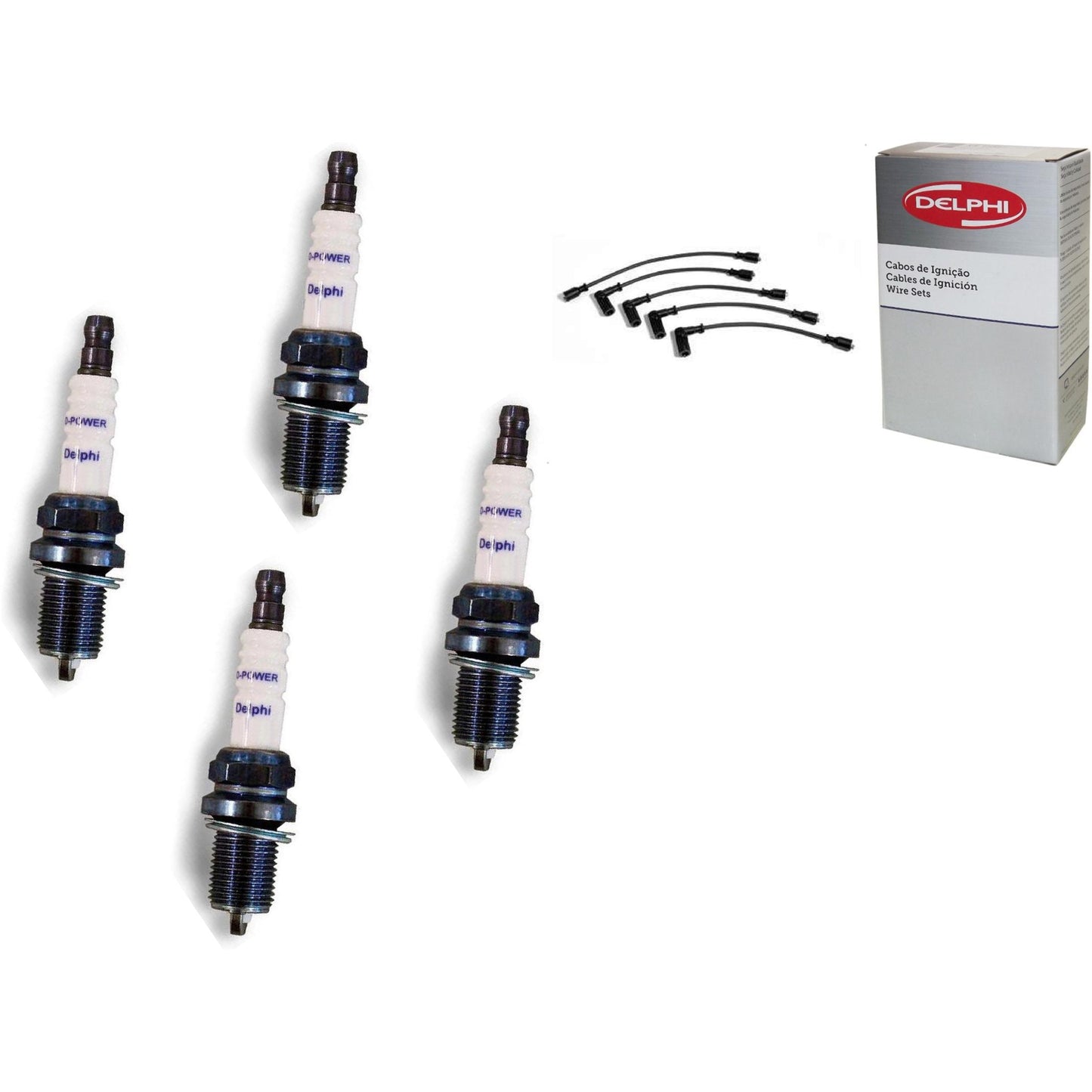 Kit Cabo Vela de Ignição D-Power - Delphi - XH70032/XS10026 - (1)