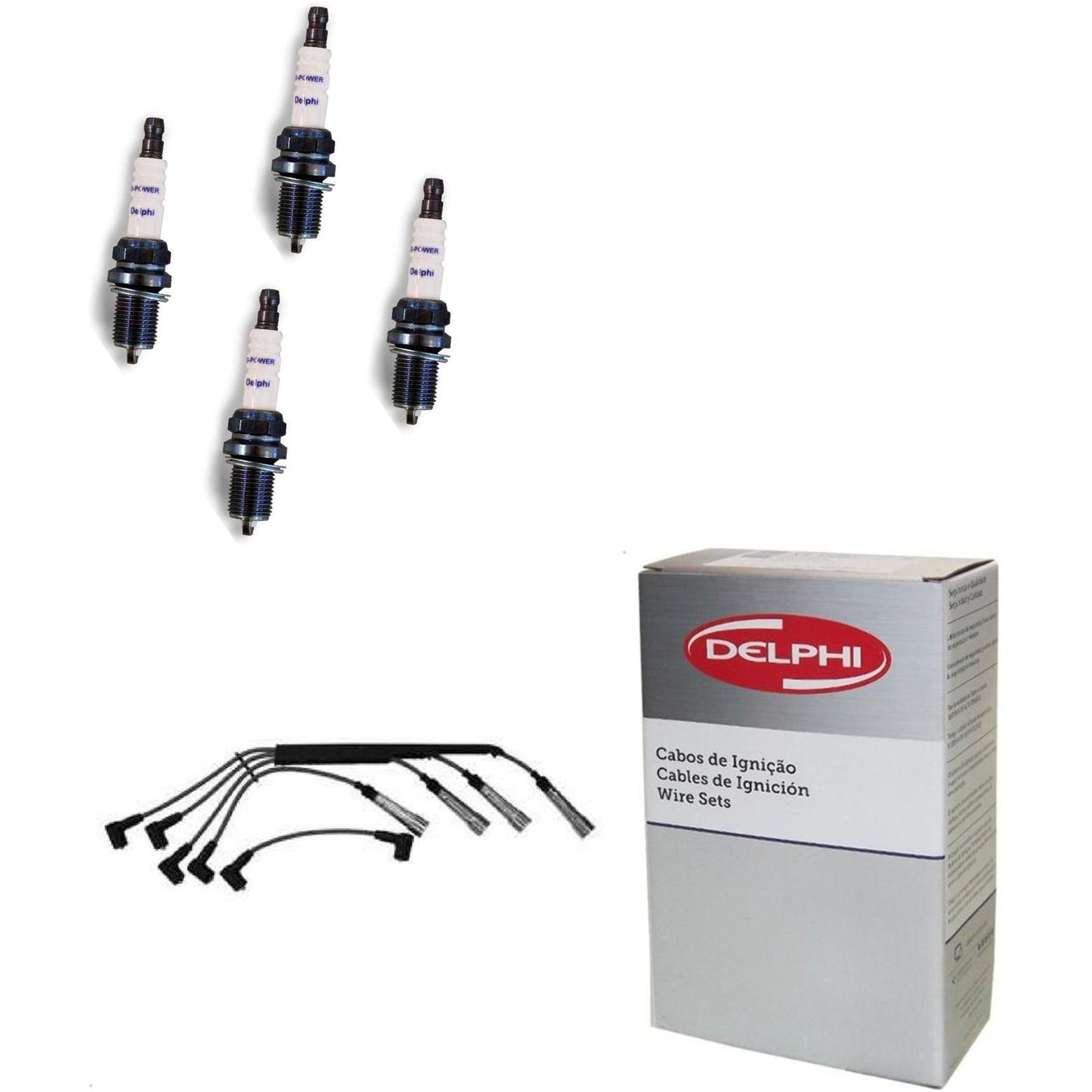 Kit Cabo Vela de Ignição D-Power - Delphi - XH70002/XS10072 - (1)