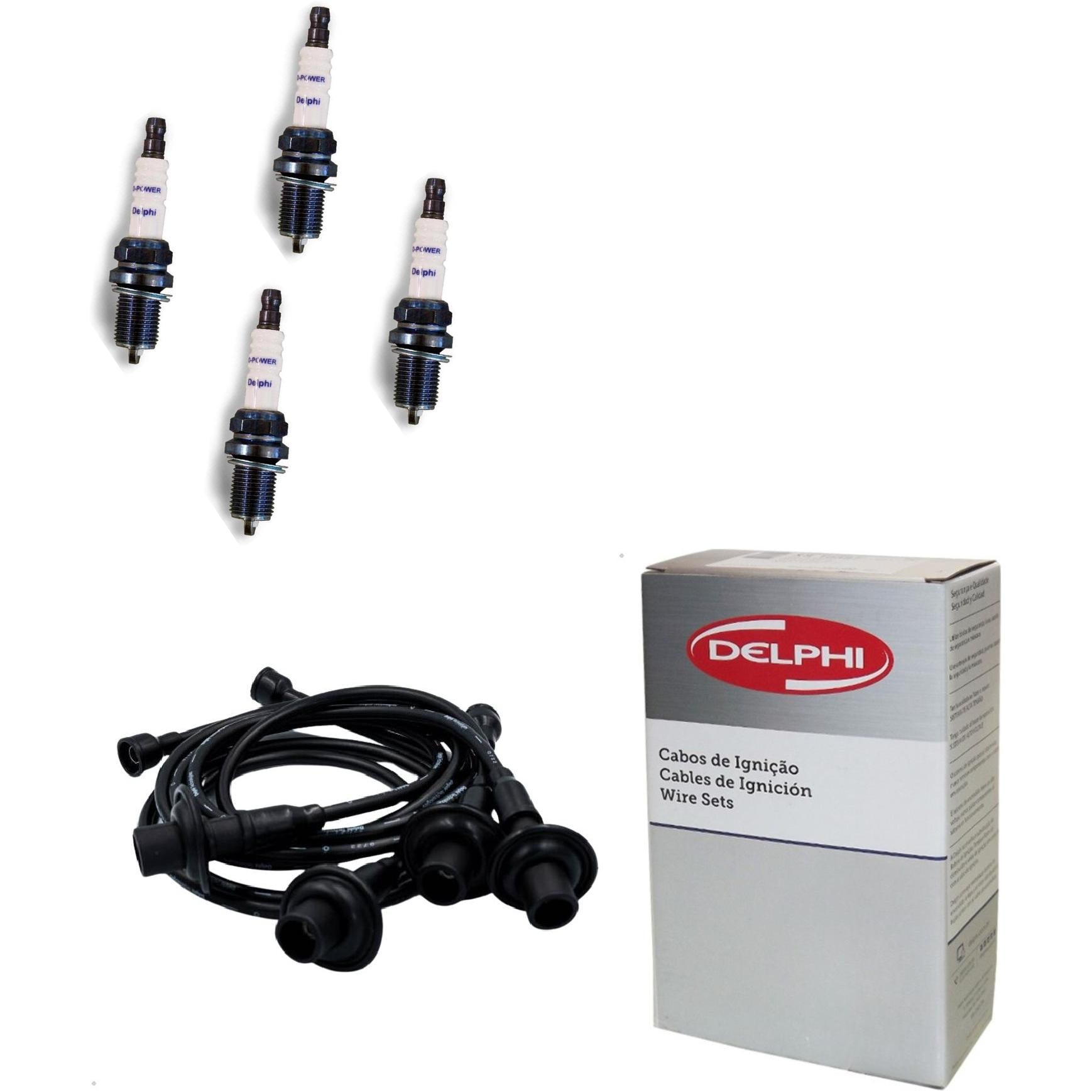 Kit Cabo Vela de Ignição D-Power - Delphi - XH70028/XS10066 - (1)