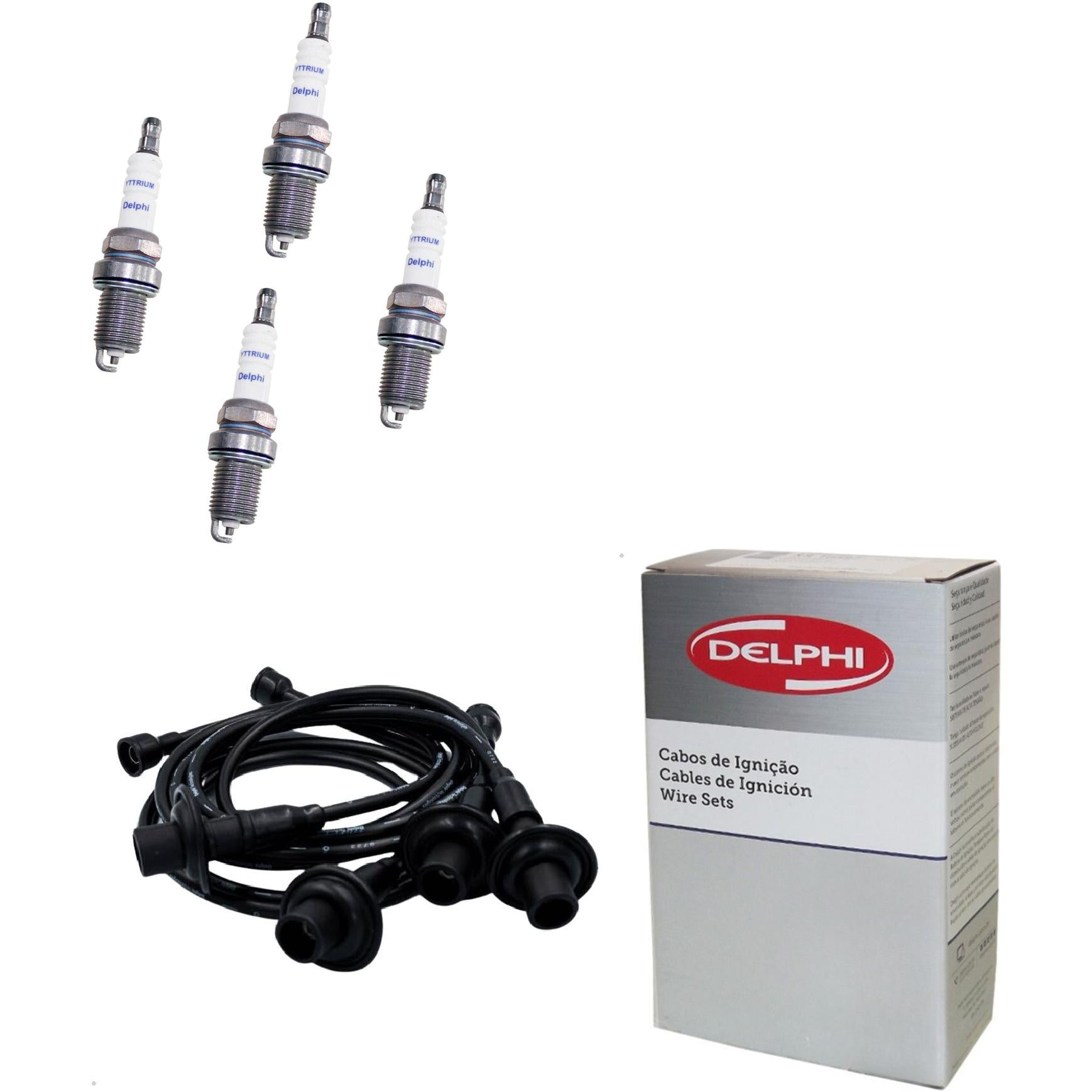 Kit Cabo Vela de Ignição Yttrium - Delphi - XH40008/XS10066 - (1)