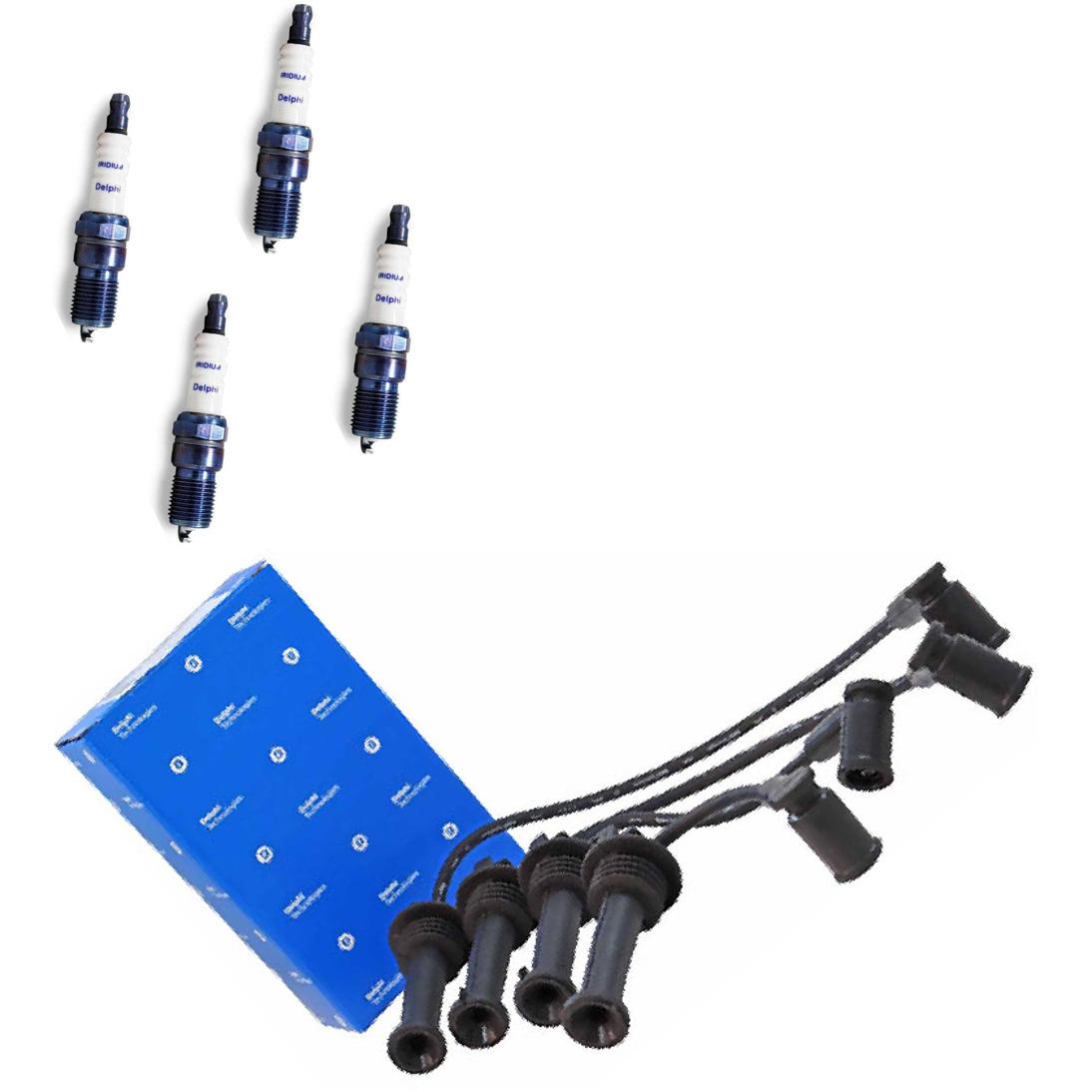 Kit Cabo Vela de Ignição Iridium - Delphi - XH60008/XS10639 - (1)