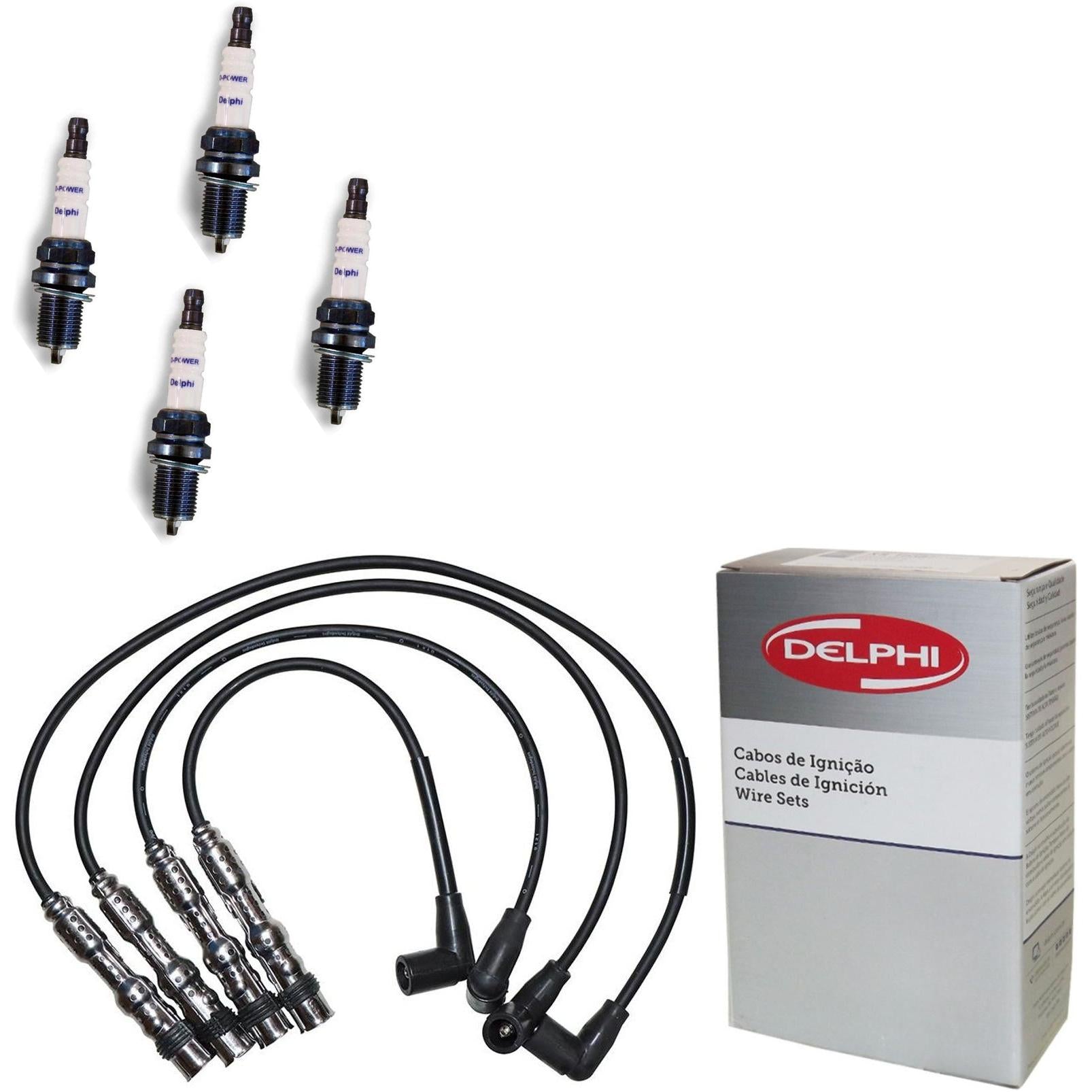Kit Cabo Vela de Ignição D-Power - Delphi - XH70002/XS10571 - (1)