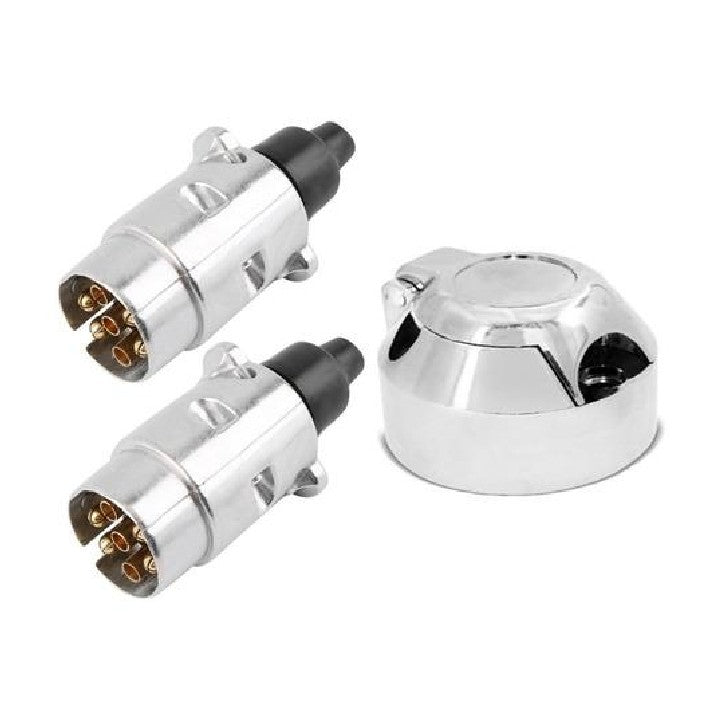 Kit Tomada de Engate 2 Machos e 1 Fêmea 6 Polos - DNI 8381 - DNI 8325 - (1)