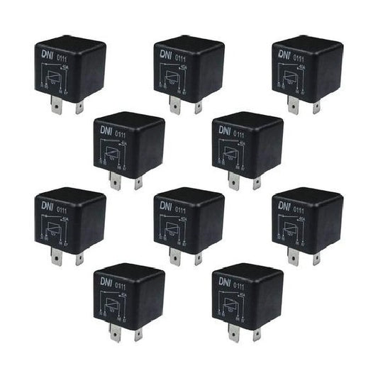 10 Relés Auxiliar 12V - DNI 0111 - (1)