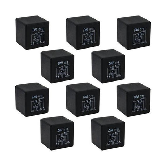 10 Relés Auxiliar Reversor 12V 5 Terminais - DNI 0115 - (1)