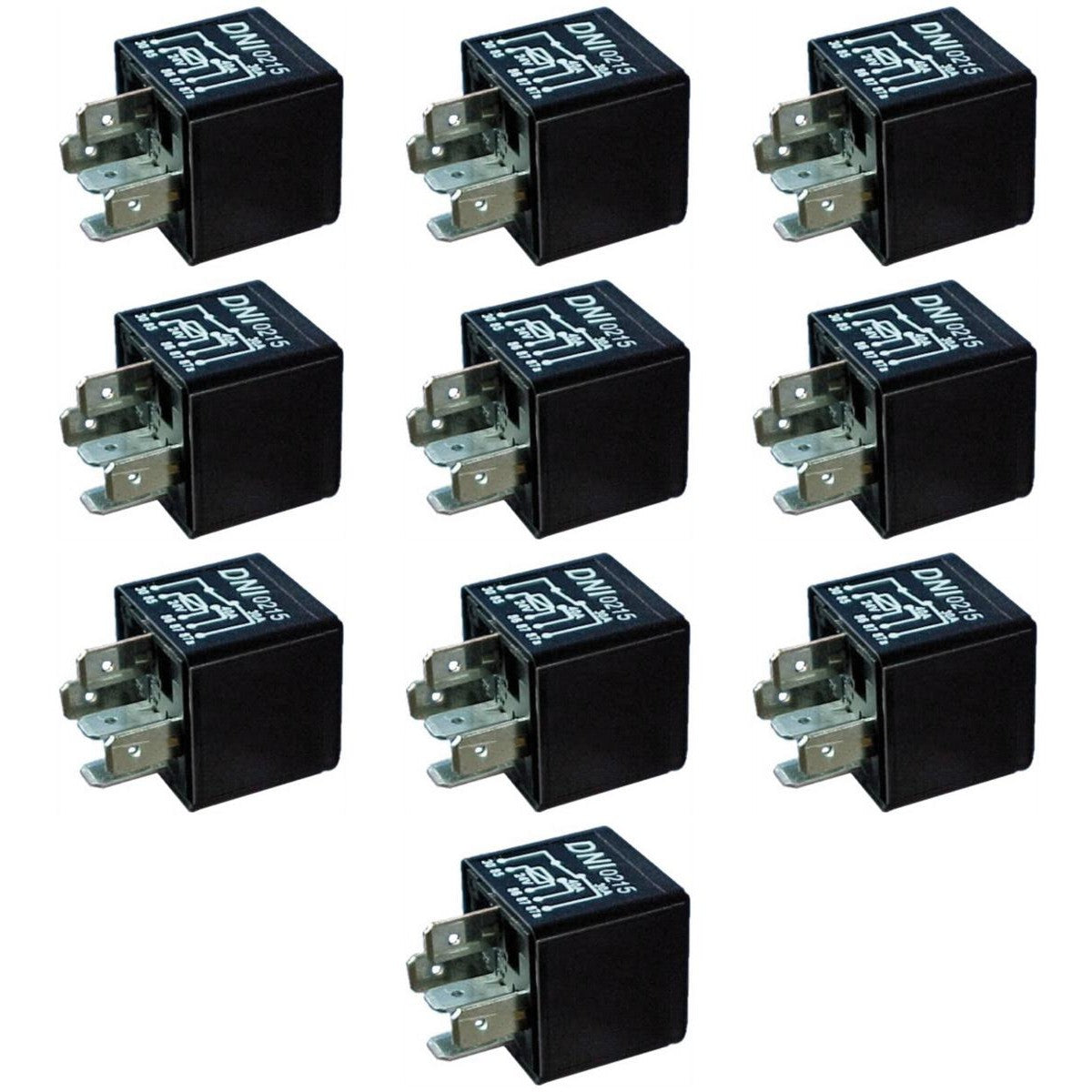 10 Relés Auxiliar Reversor 24V - DNI 0215 - (1)