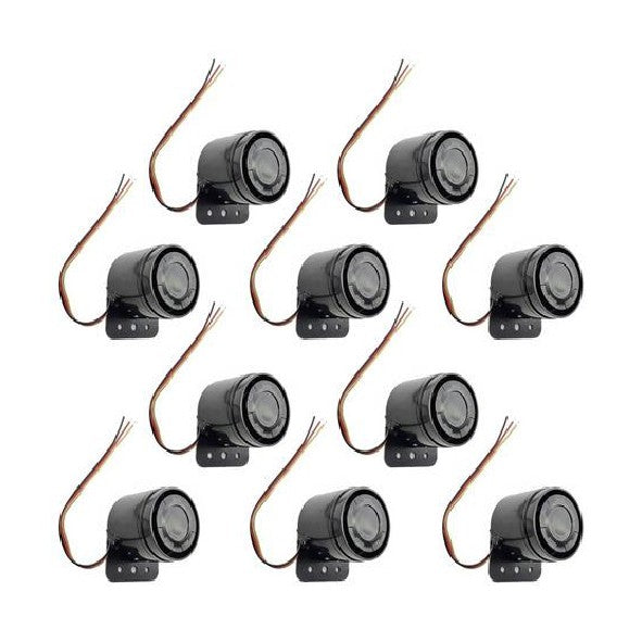 10 Sirenes de Ré Compacta com Redutor de Som 12/24V - DNI 4127 - (1)