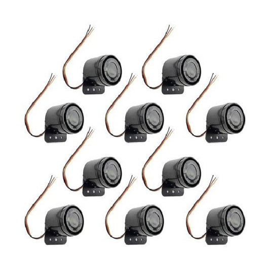 10 Sirenes de Ré Compacta com Redutor de Som 12/24V - DNI 4127 - (1)
