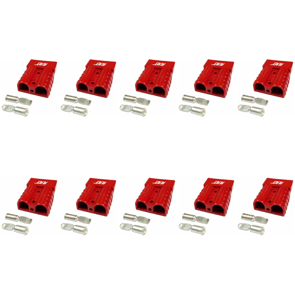 10 Conectores para Bateria de Empilhadeira e Estacionária 50A - DNI 8340 - (1)