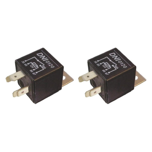 2 Relés Auxiliar 12V 60A - DNI 0120 - (1)