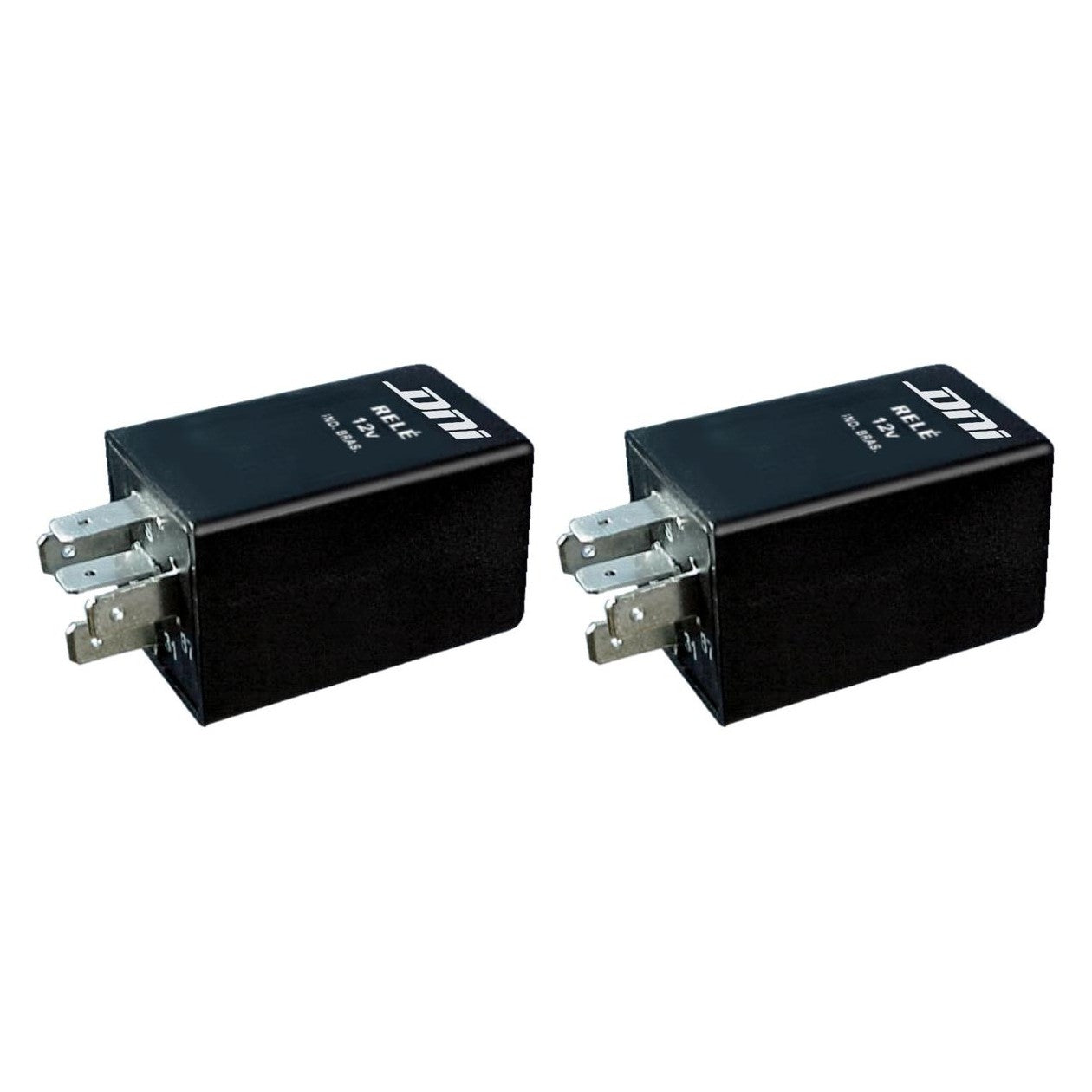 2 Relés Comutador de Carga Pulso Negativo 12V 5 Terminais - DNI 0415 - (1)