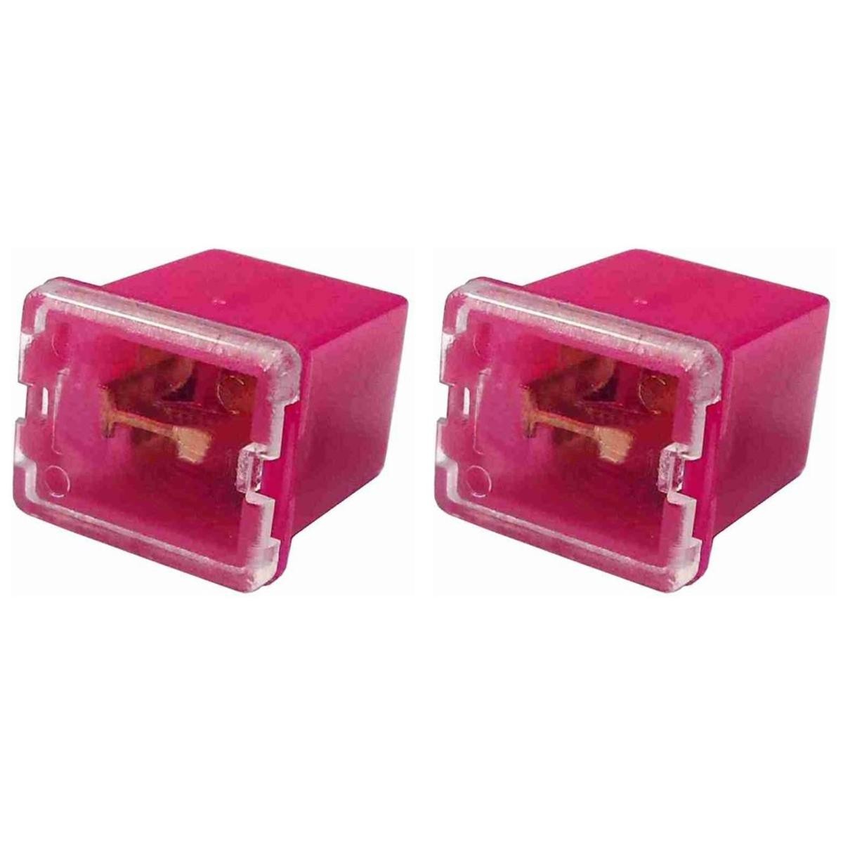 2 Fusíveis MIDI Fêmea Perfil Baixo 30A Universal - DNI 319530 - (1)