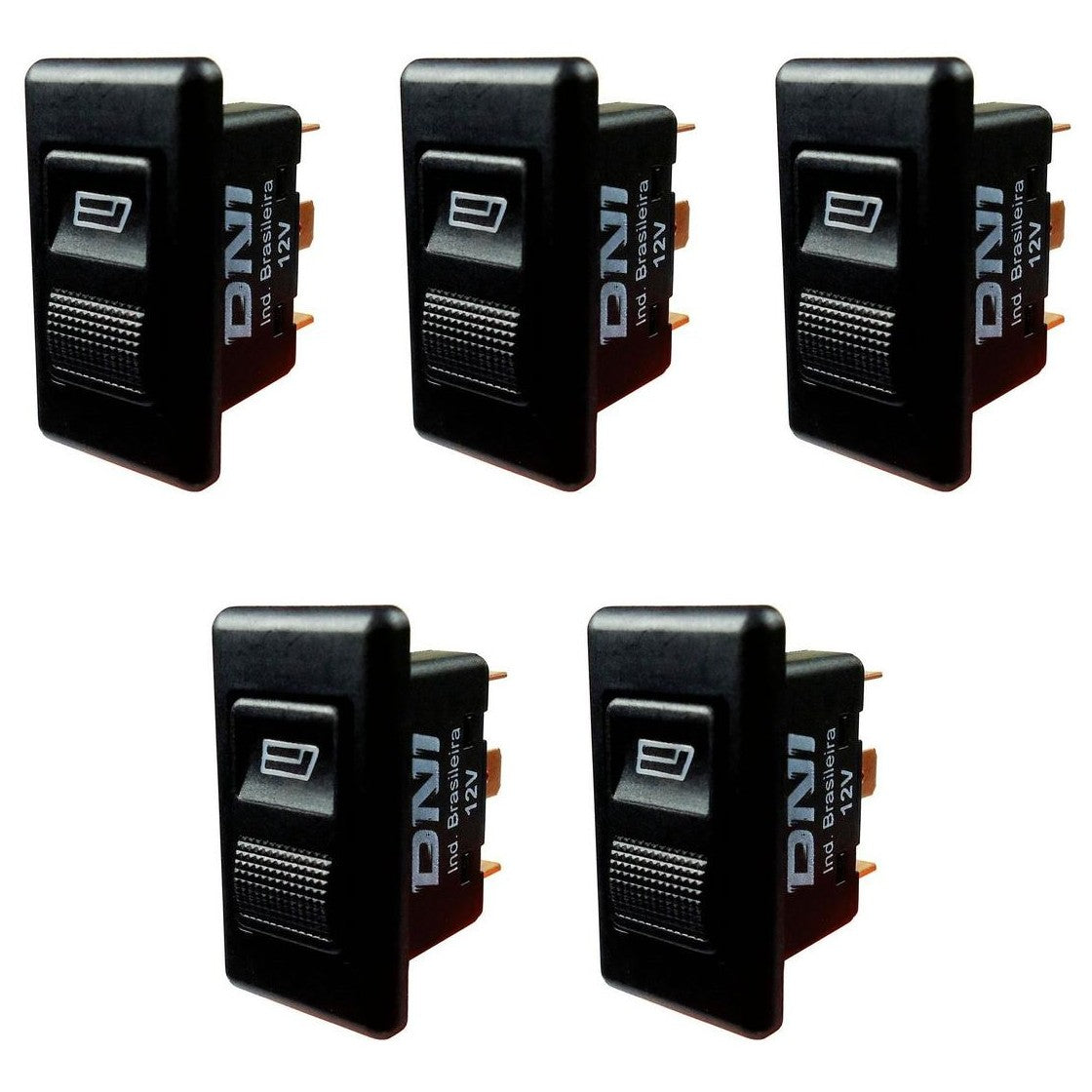 5 Interruptores de Vidro Elétrico Individual 12V - DNI 2013 - (1)
