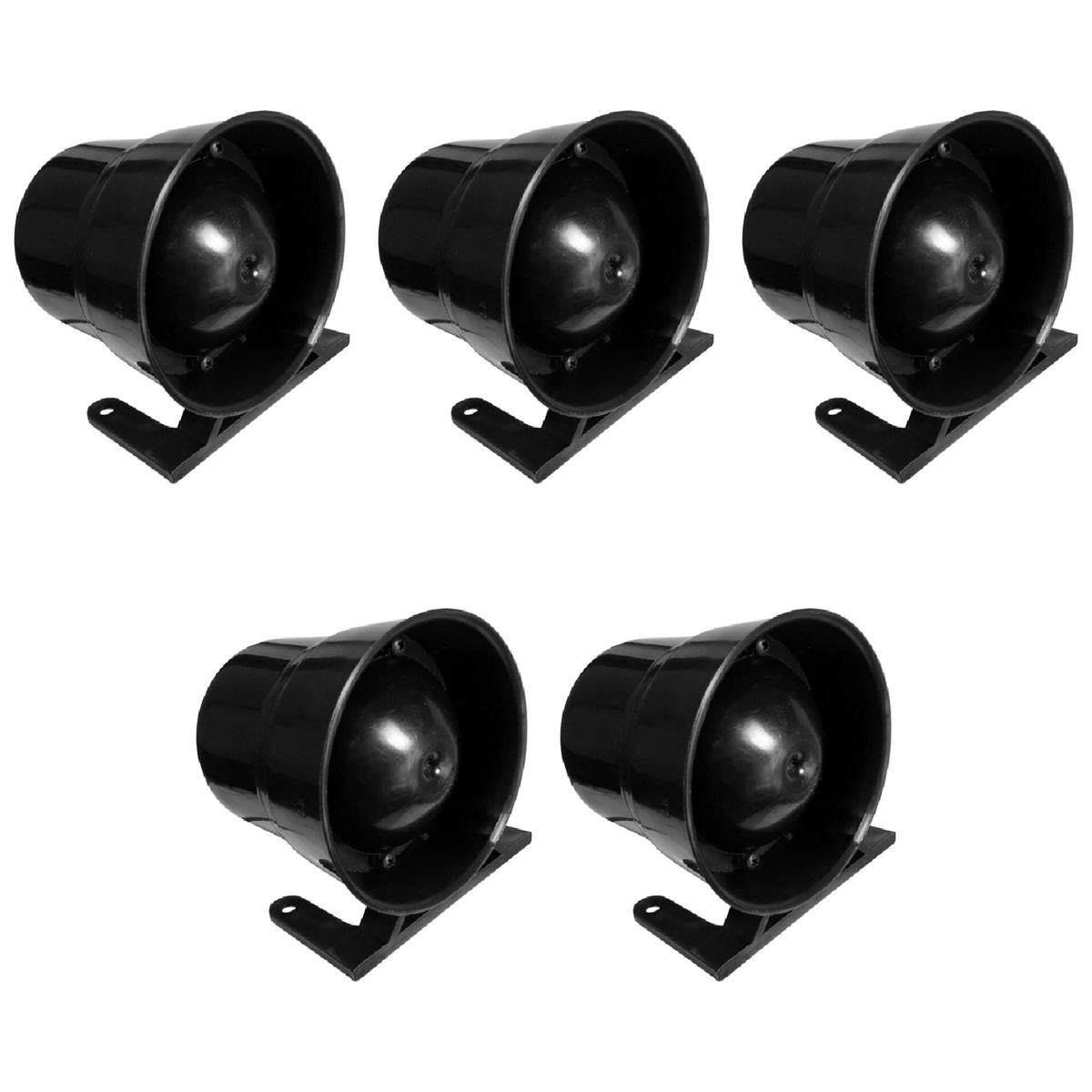 5 Sirenes Piezoelétrica 24V 115dB Sinalizador - DNI 4024 - (1)