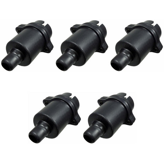 5 Tomadas de Engate Macho Móvel Redonda 6 Polos - DNI 8380 - (1)