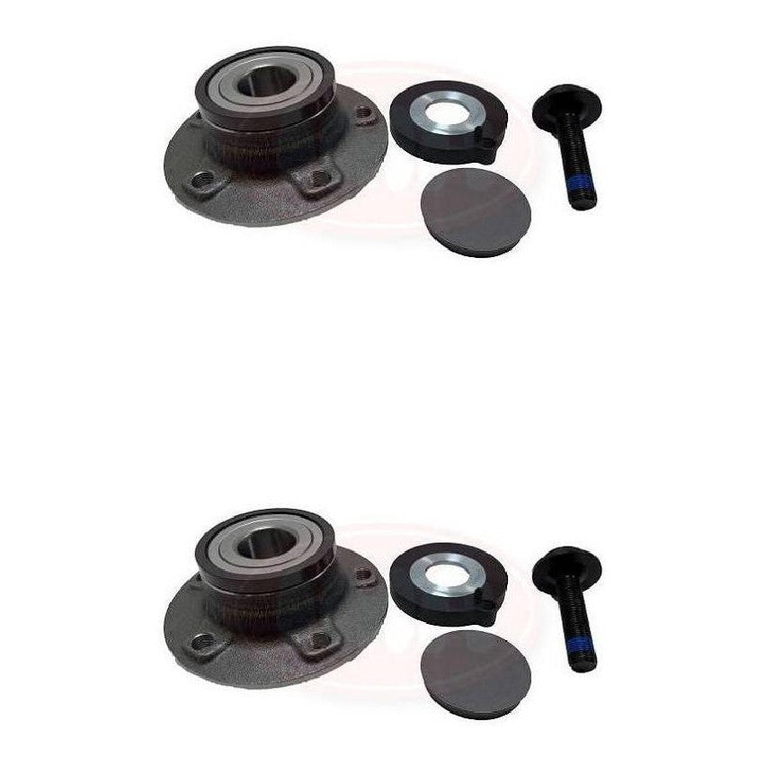 Par de Cubo de Roda Traseiro com Rolamento - Cobra Automotiva - CR-611 - (1)