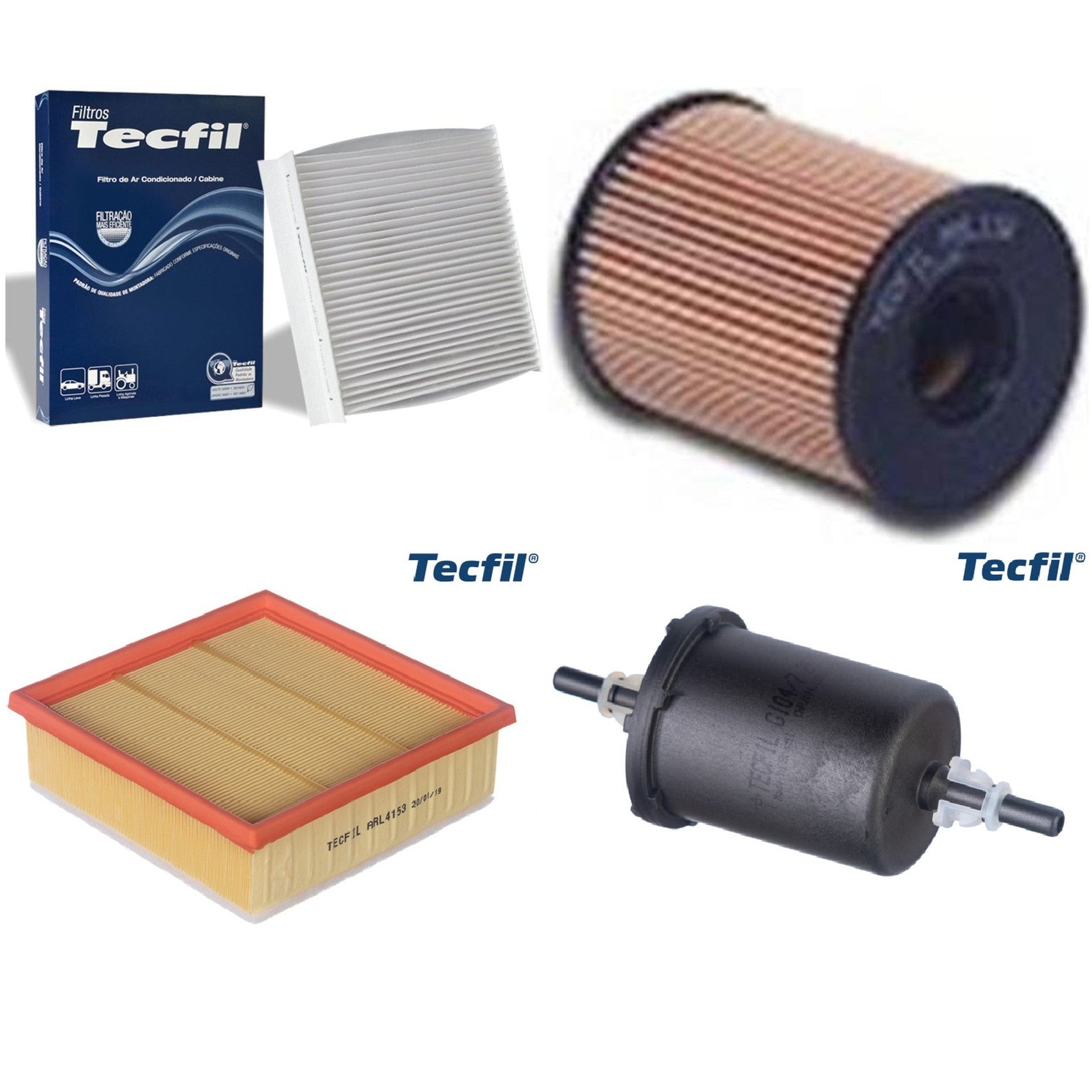 Kit Filtros de Ar do Motor, Óleom Cabine e Combustível - (1)