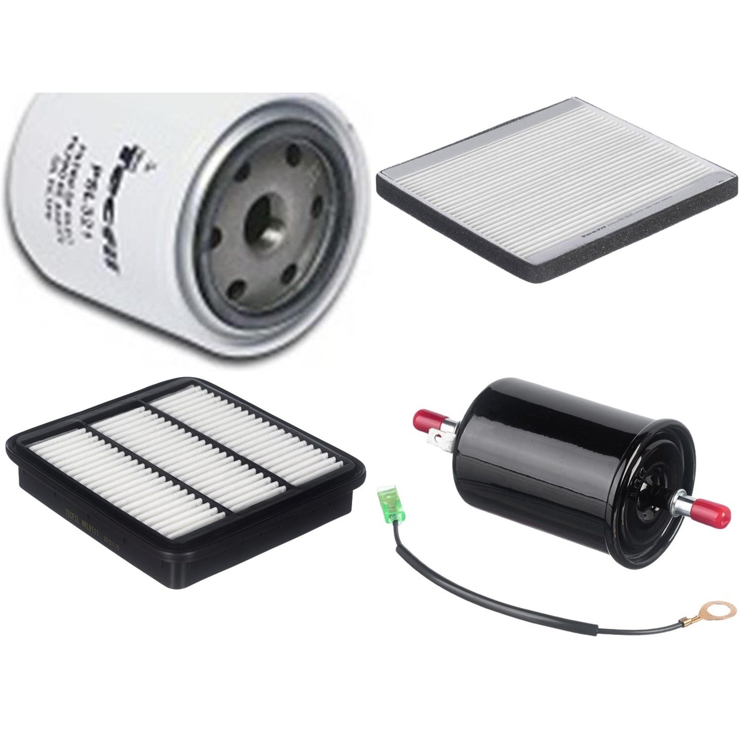 Kit Filtros de Ar do Motor, Óleo, Cabine e Combustível - Tecfil - ACP812 / ARL9111 / GI66 / PSL321 - (1)