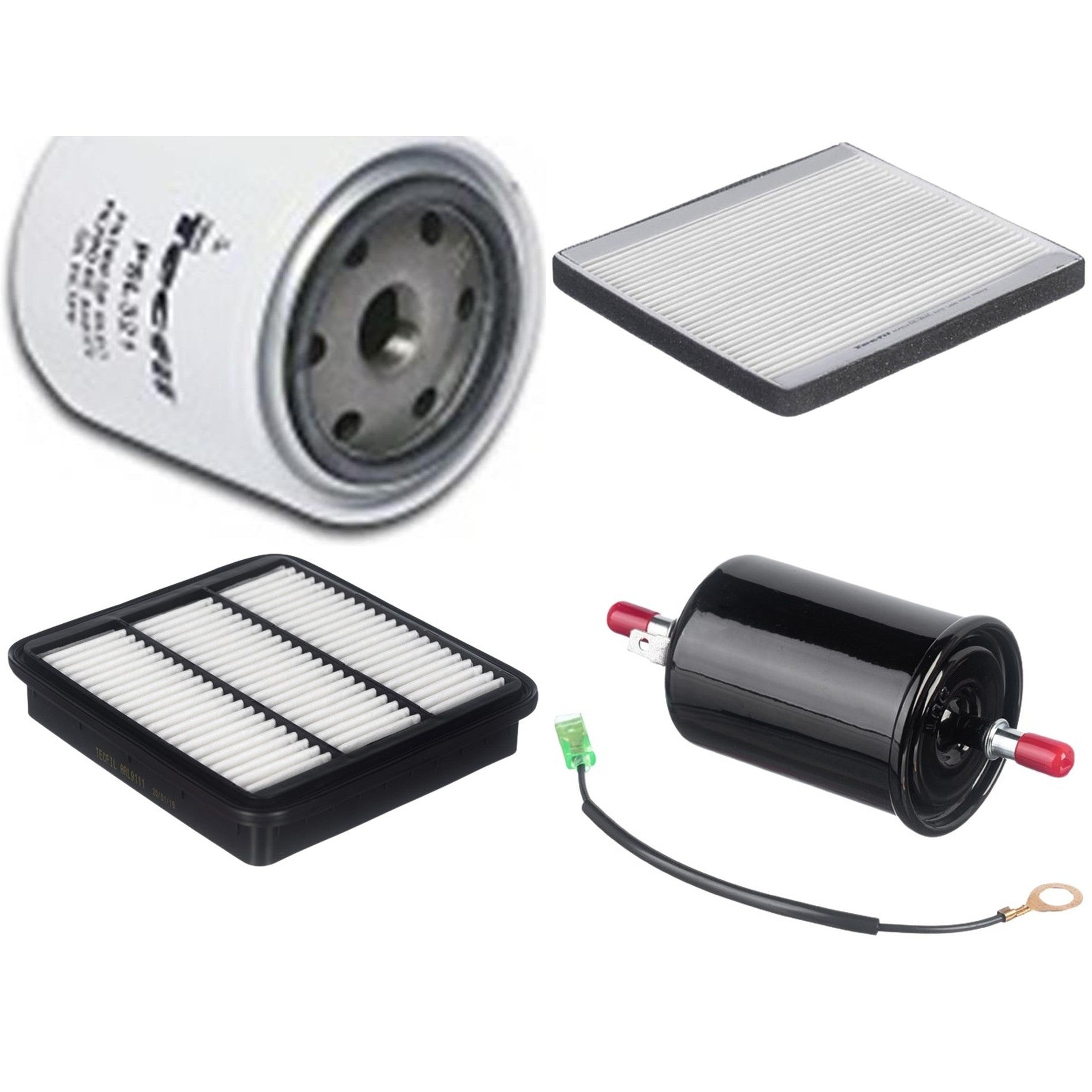 Kit Filtros de Ar do Motor, Óleo, Cabine e Combustível - Tecfil - ACP812 / ARL9111 / GI66 / PSL321 - (1)