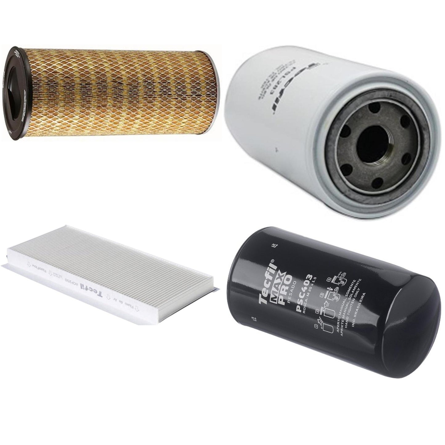 Kit Filtros de Ar do Motor, Óleom Cabine e Combustível - (1)