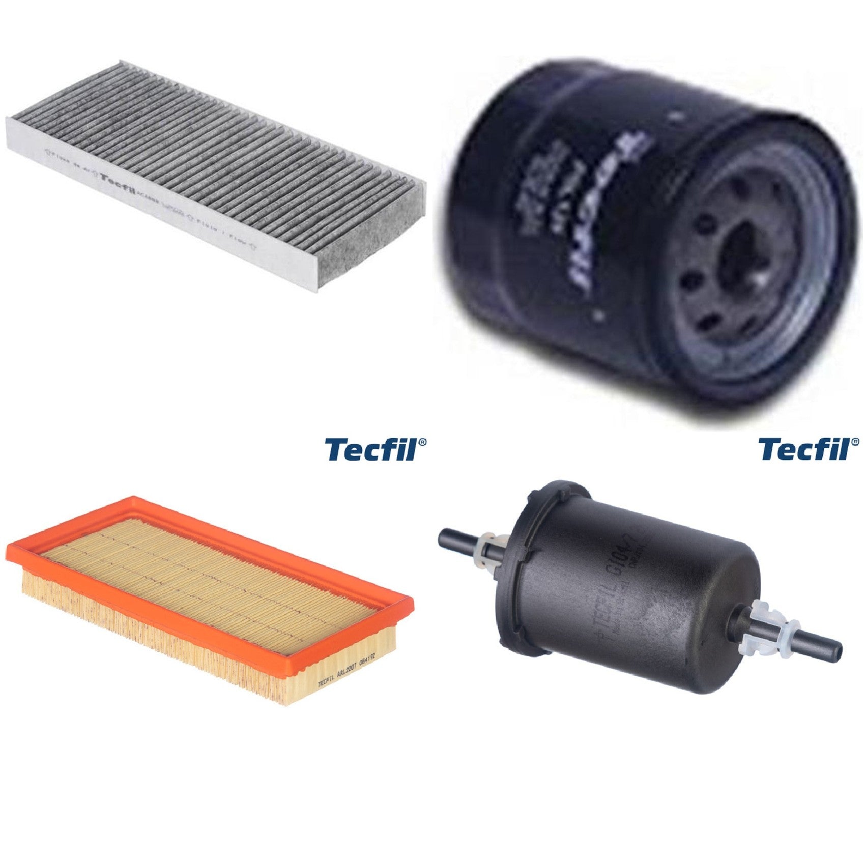 Kit Filtros de Ar do Motor, Óleo, Cabine e Combustível - Tecfil - ACA888 / ARL2207 / GI04/7 / PSL129 - (1)