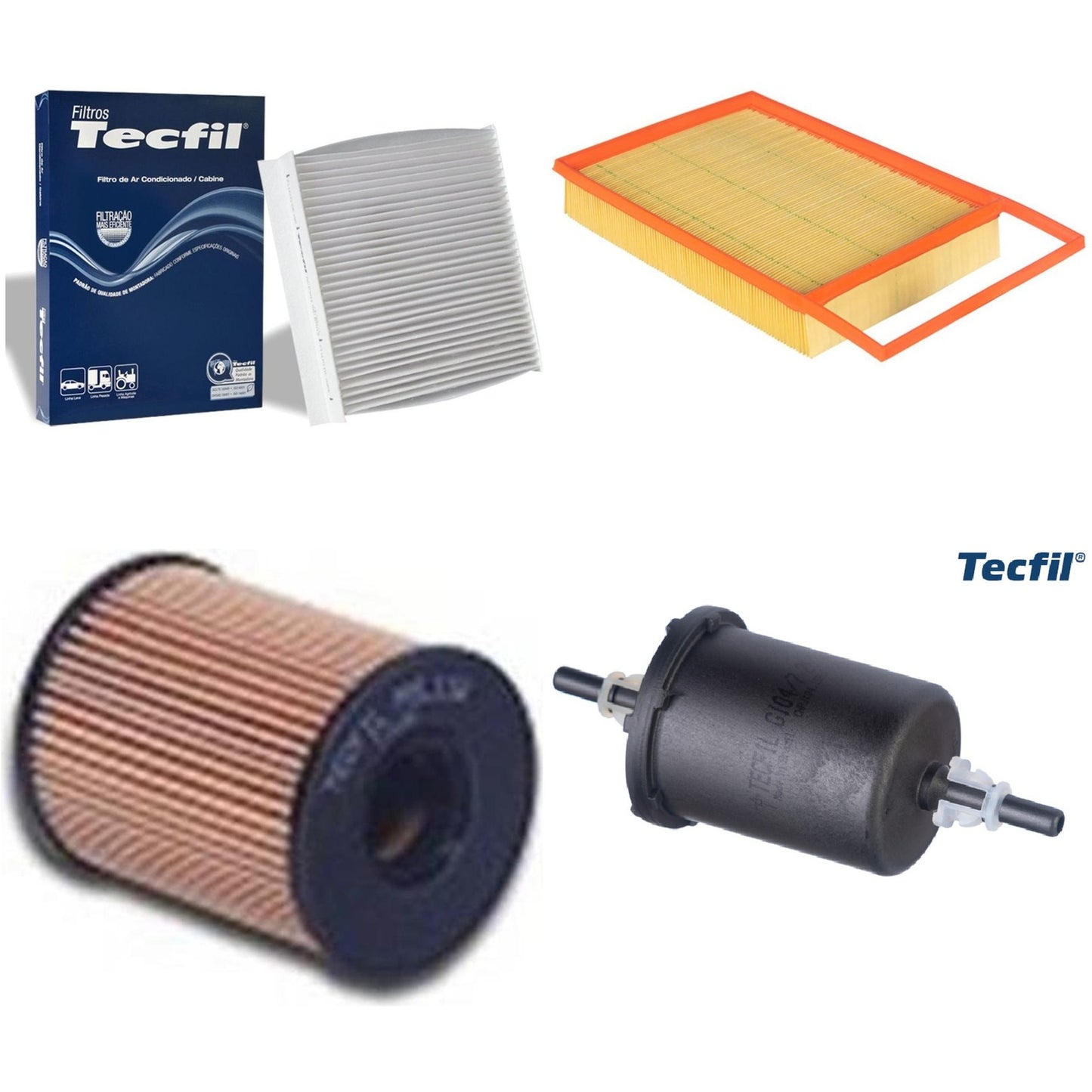 Kit Filtros de Ar do Motor, Óleom Cabine e Combustível - (1)
