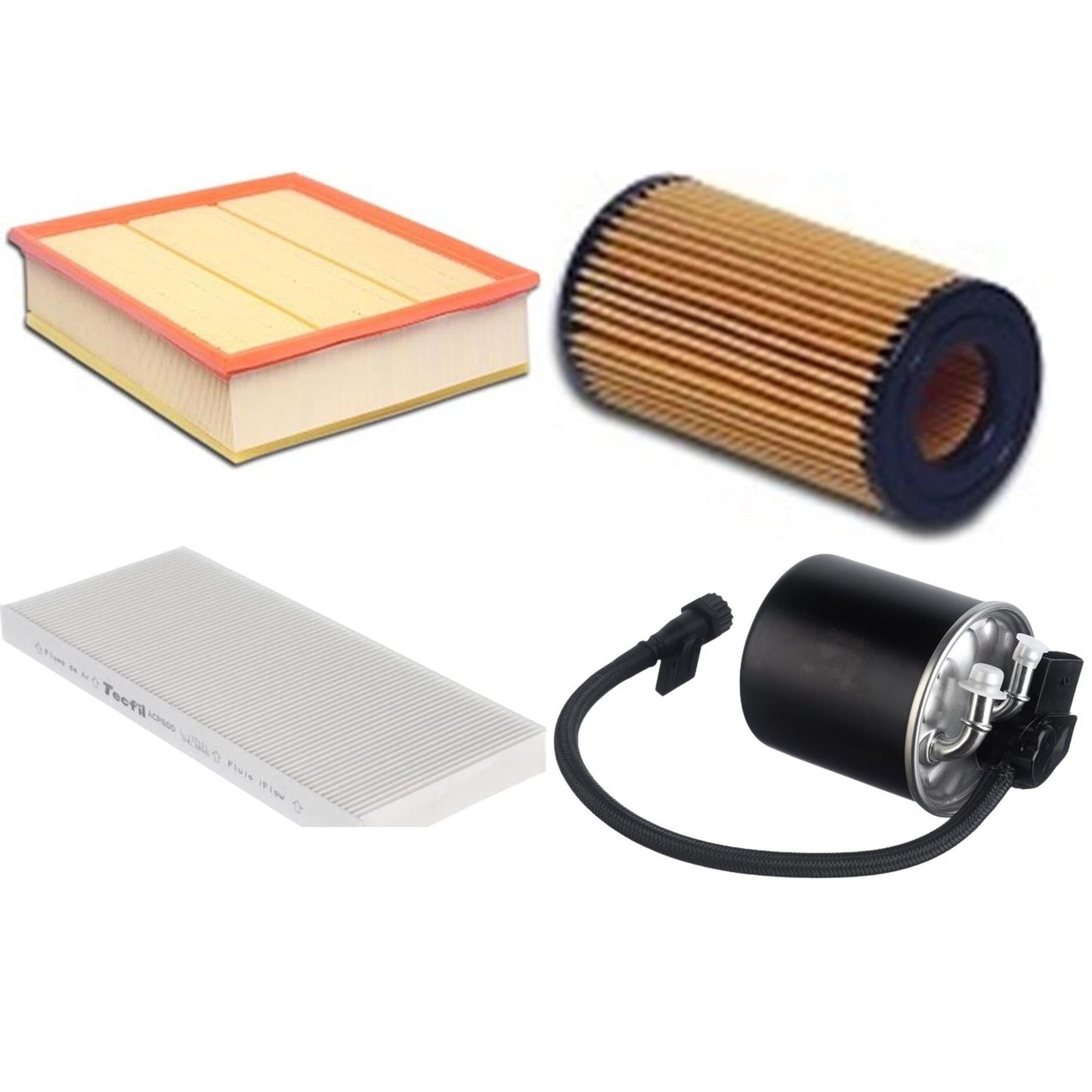 Kit Filtros de Ar do Motor, Óleom Cabine e Combustível - (1)