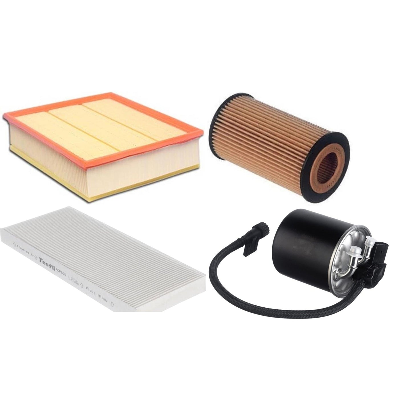 Kit Filtros de Ar do Motor, Óleom Cabine e Combustível - (1)