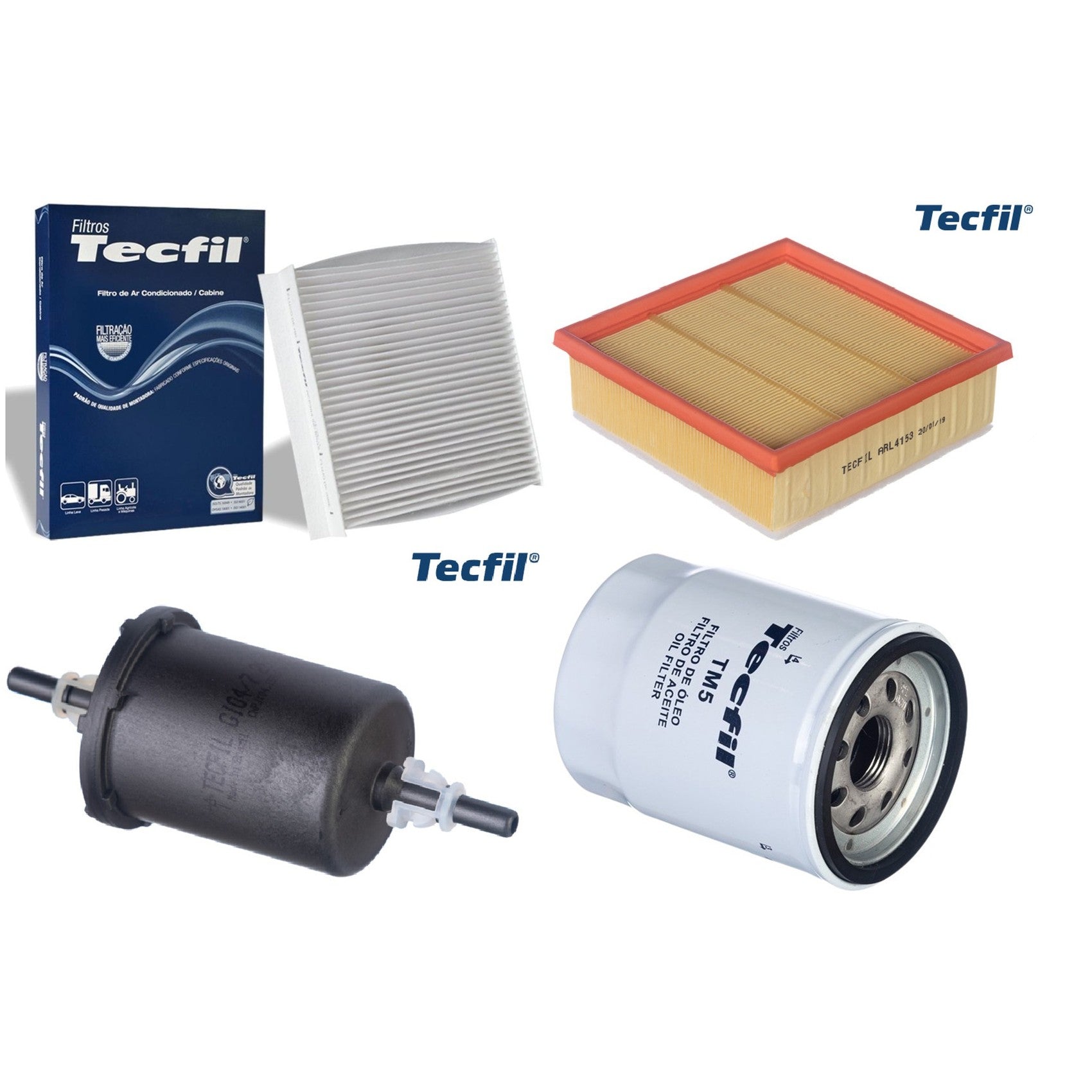 Kit Filtros de Ar do Motor, Óleom Cabine e Combustível - (1)