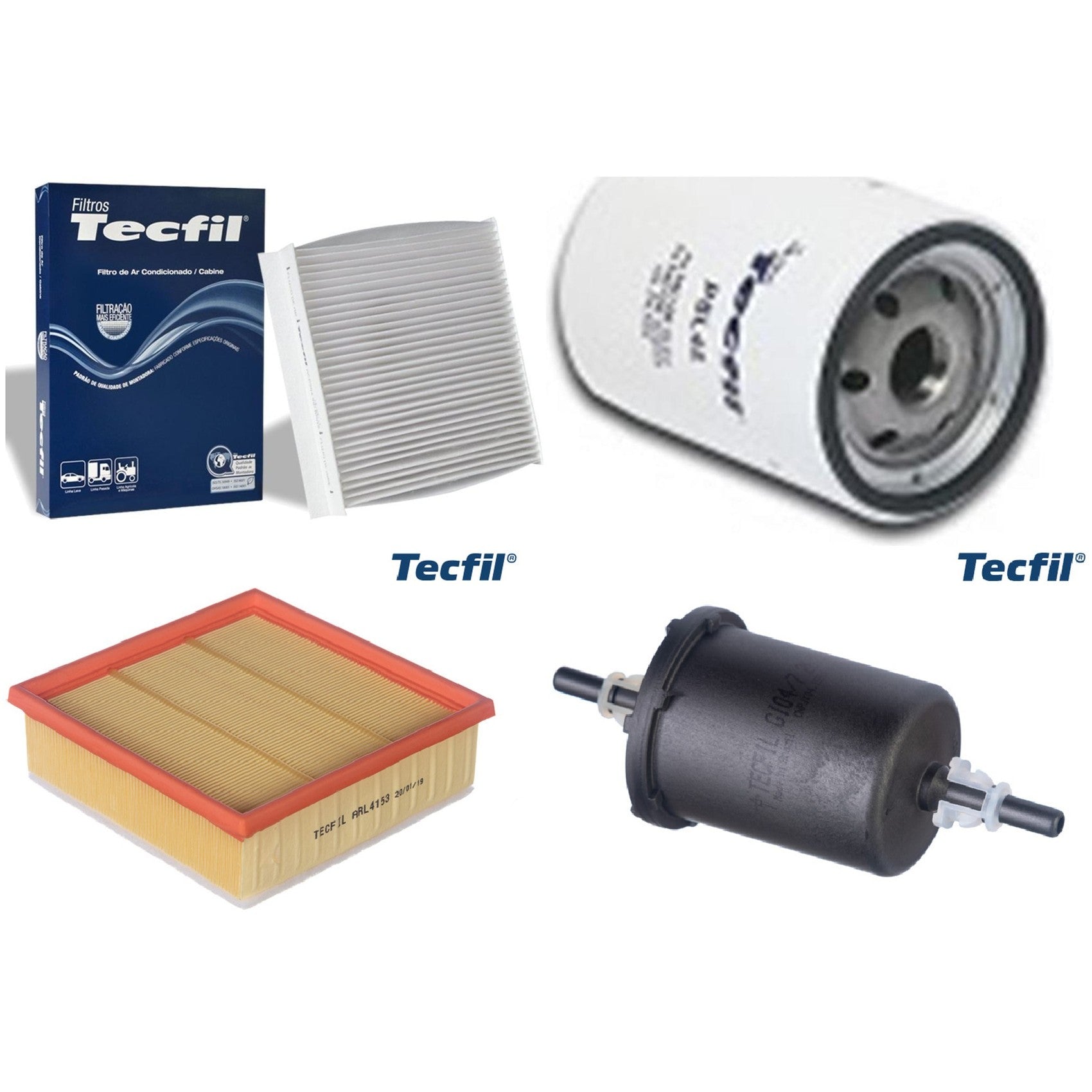 Kit Filtros de Ar do Motor, Óleom Cabine e Combustível - (1)