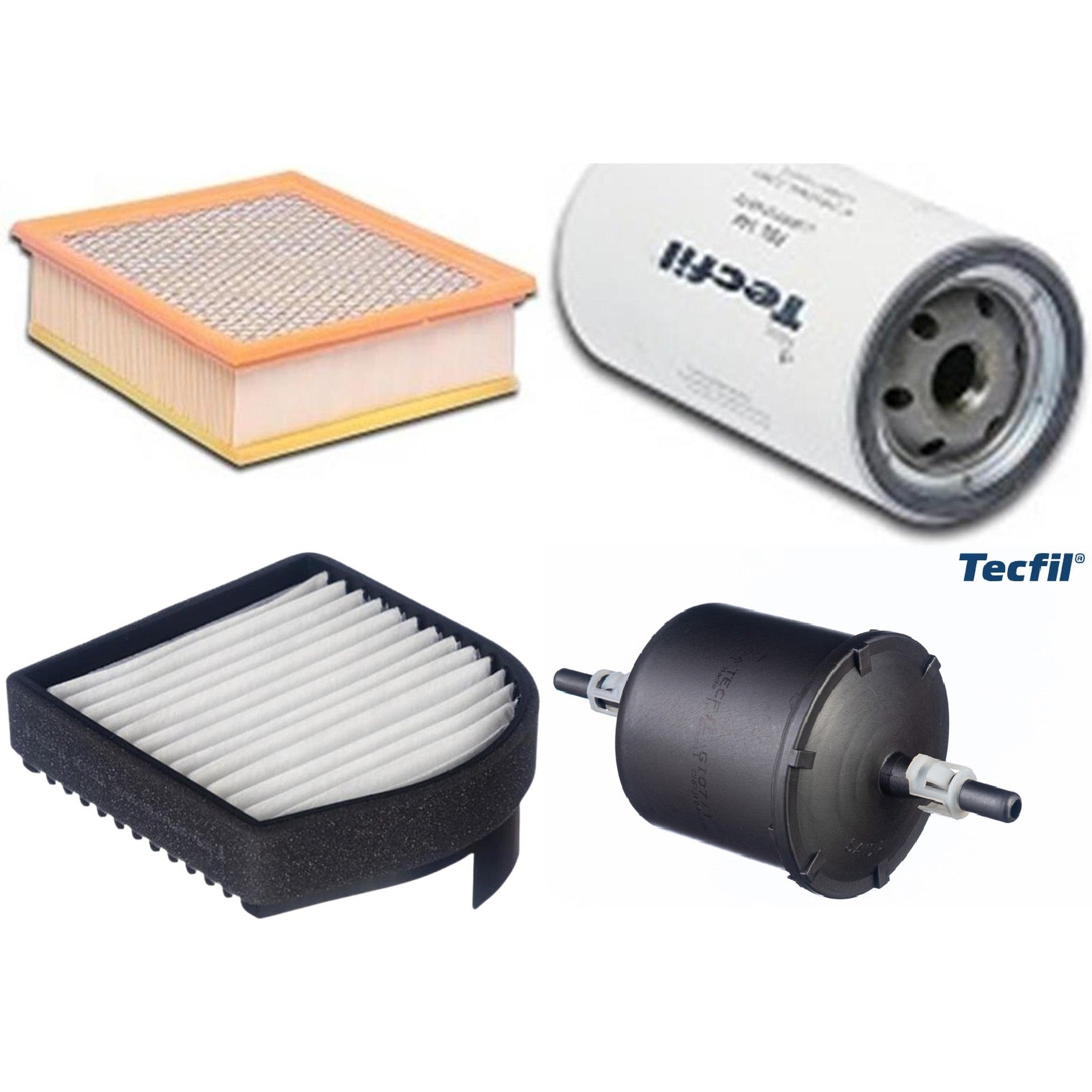 Kit Filtros de Ar do Motor, Óleo, Cabine e Combustível - Tecfil - ACP211 / ARL9606 / GI07/1 / PSL144 - (1)