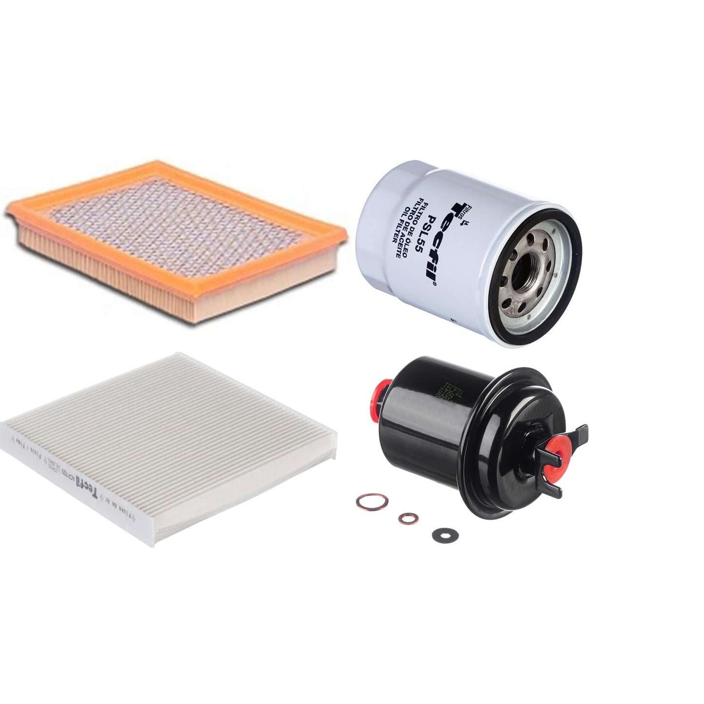 Kit Filtros de Ar do Motor, Óleo, Cabine e Combustível - Tecfil - ACP700 / ARL1030 / GI09 / PSL55 - (1)