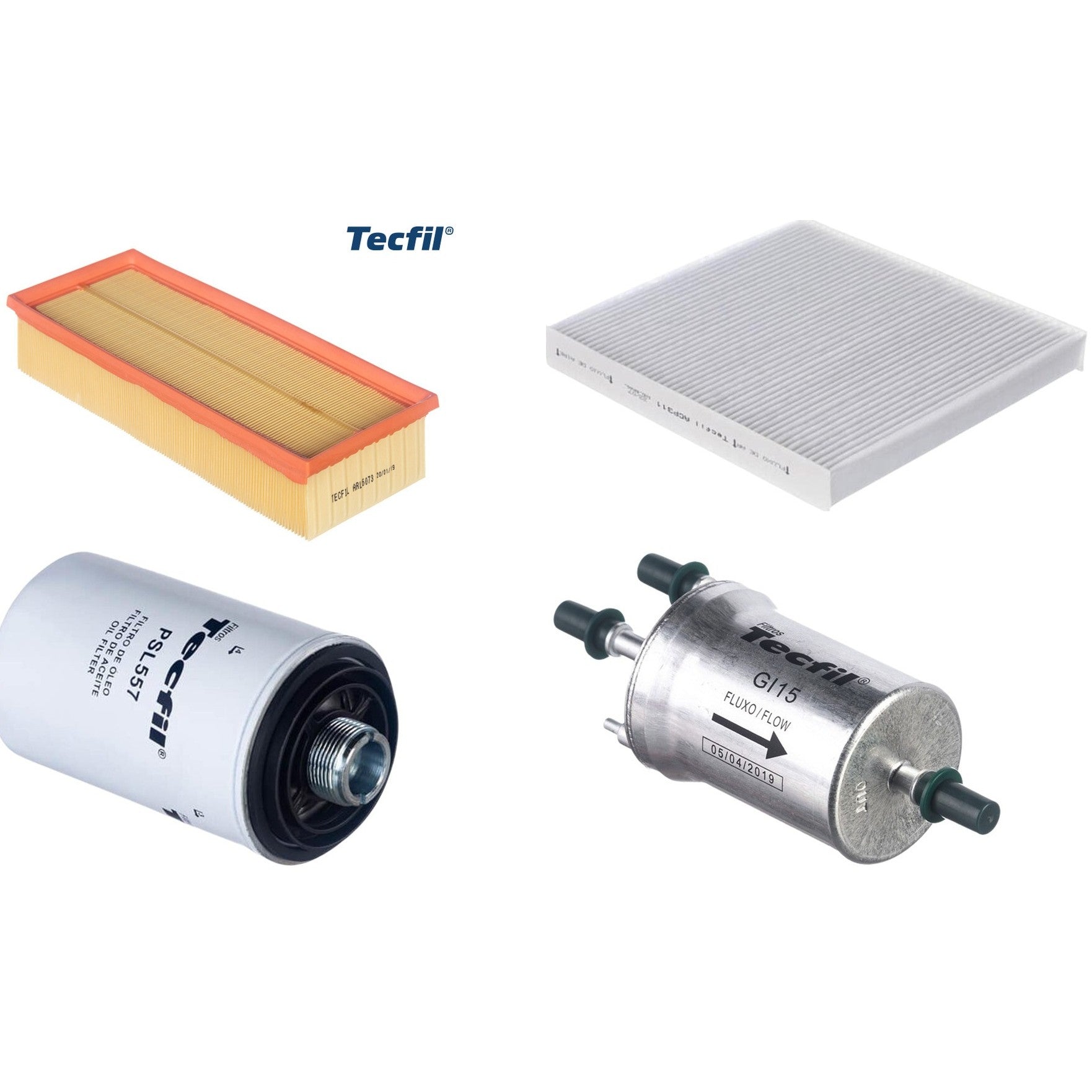 Kit Filtros de Ar do Motor, Óleom Cabine e Combustível - (1)
