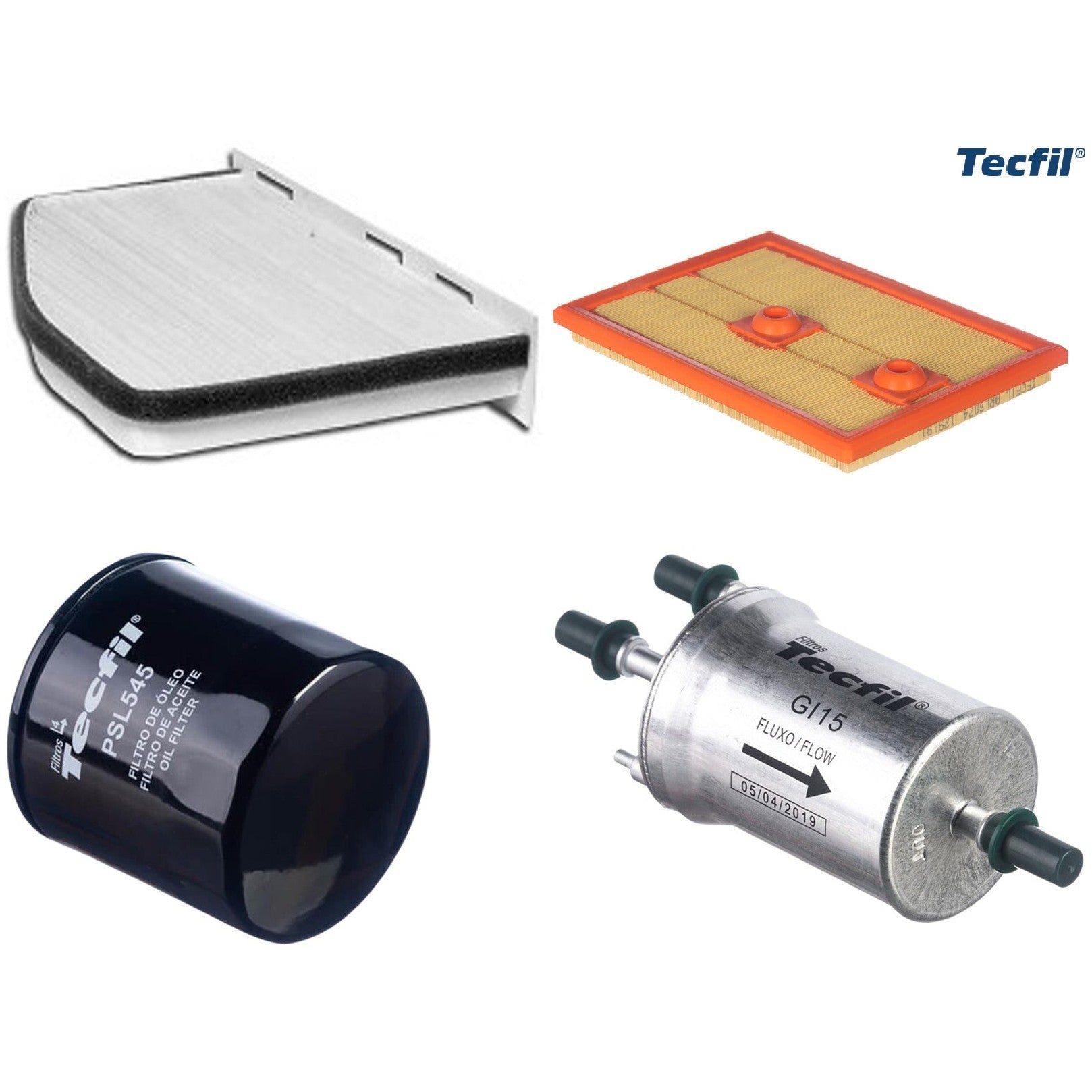 Kit Filtros de Ar do Motor, Óleom Cabine e Combustível - (1)