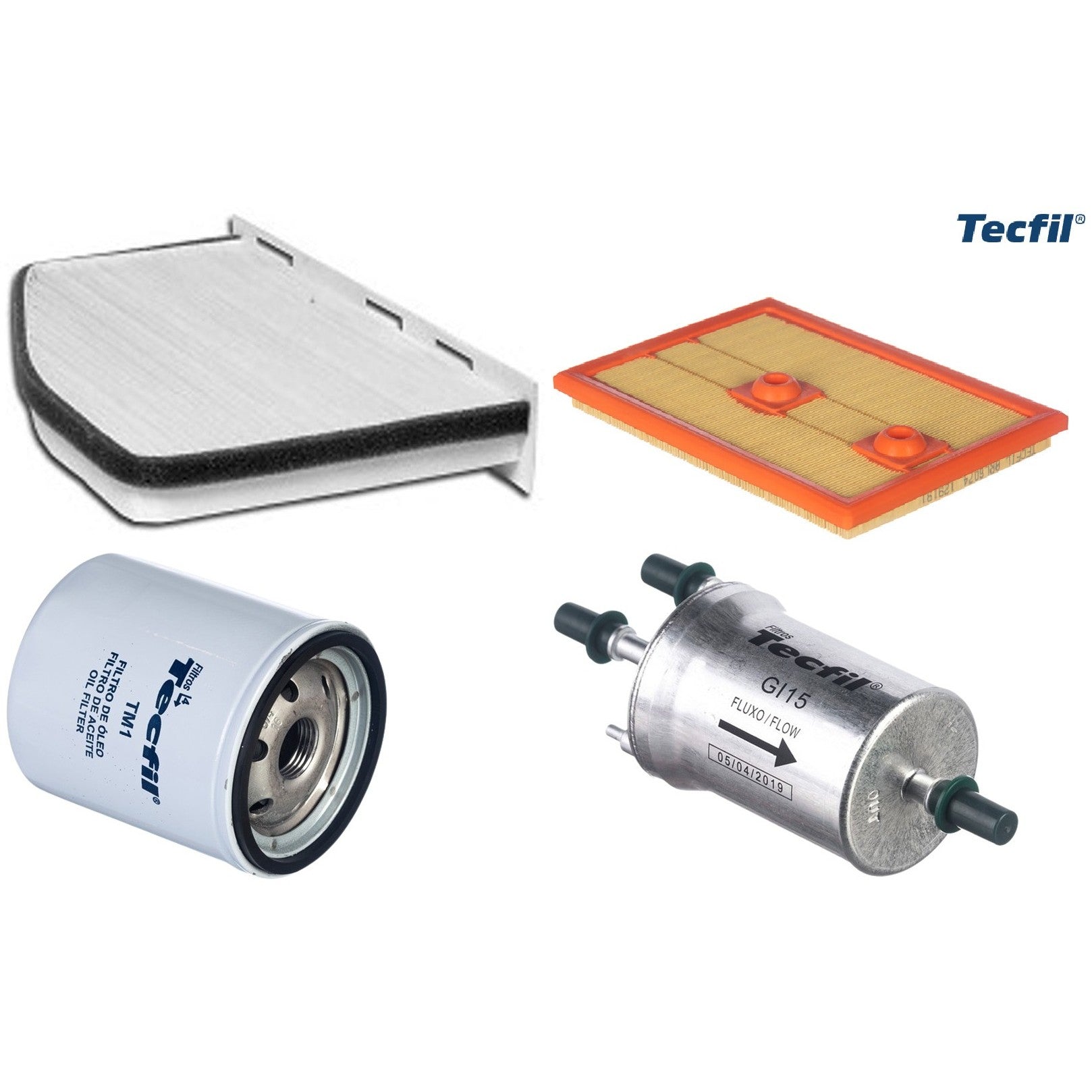 Kit Filtros de Ar do Motor, Óleom Cabine e Combustível - (1)