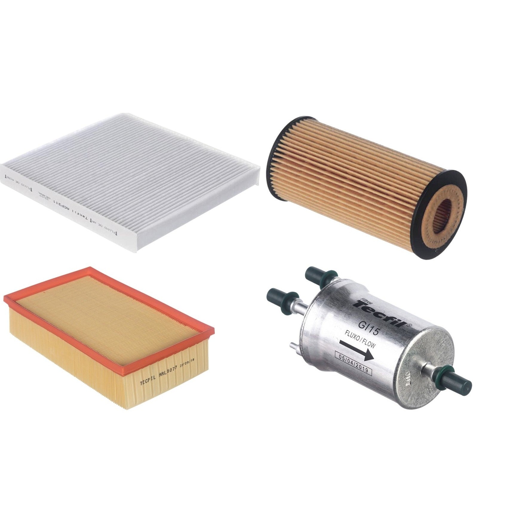 Kit Filtros de Ar do Motor, Óleom Cabine e Combustível - (1)