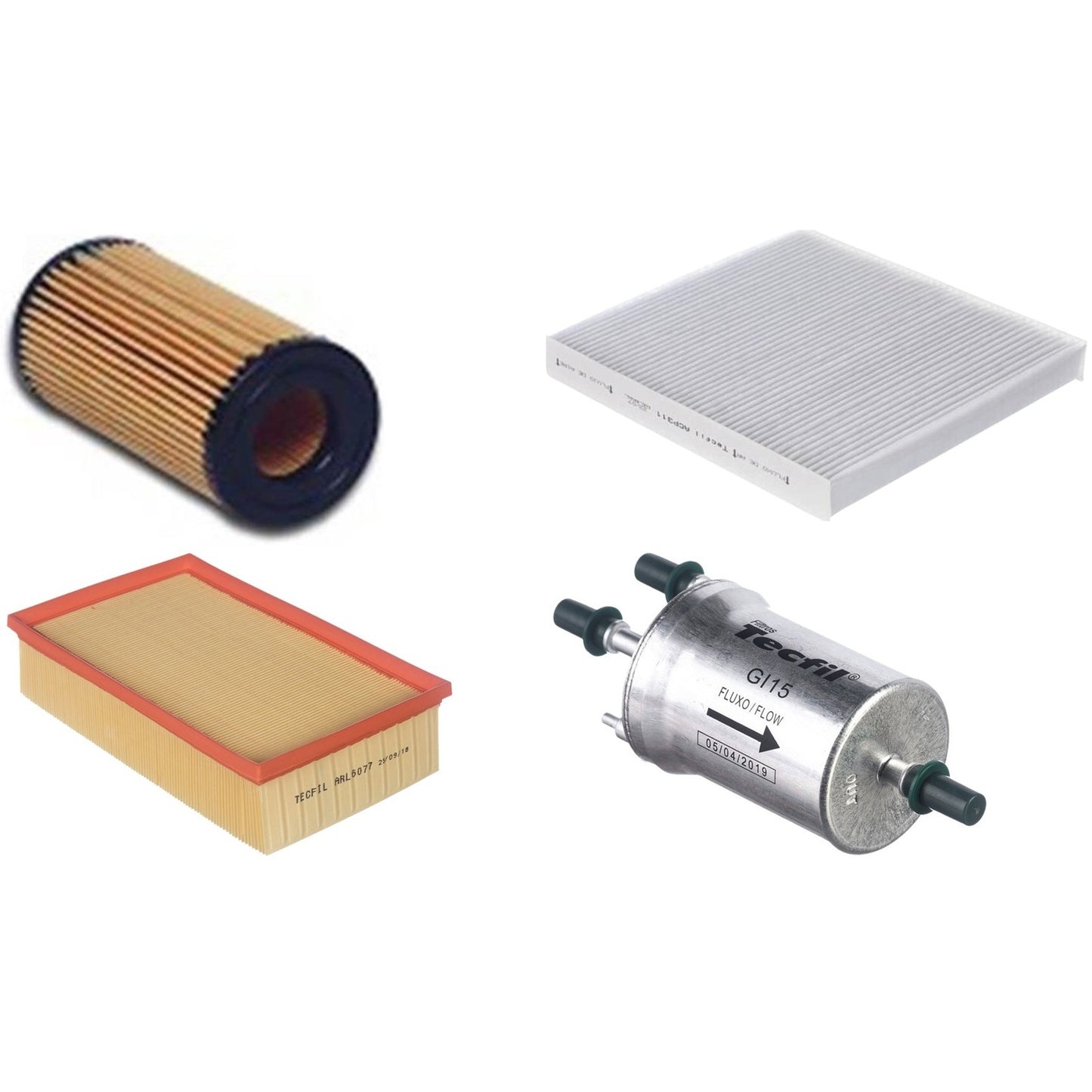 Kit Filtros de Ar do Motor, Óleom Cabine e Combustível - (1)