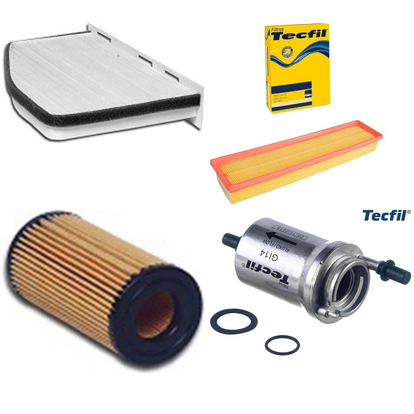 Kit Filtros de Ar do Motor, Óleom Cabine e Combustível - (1)