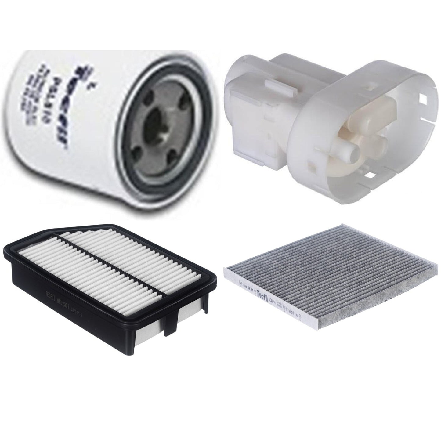 Kit Filtros de Ar do Motor, Óleo, Cabine e Combustível - Tecfil - ACA814 / ARL2337 / FBT2359 / PSL818 - (1)