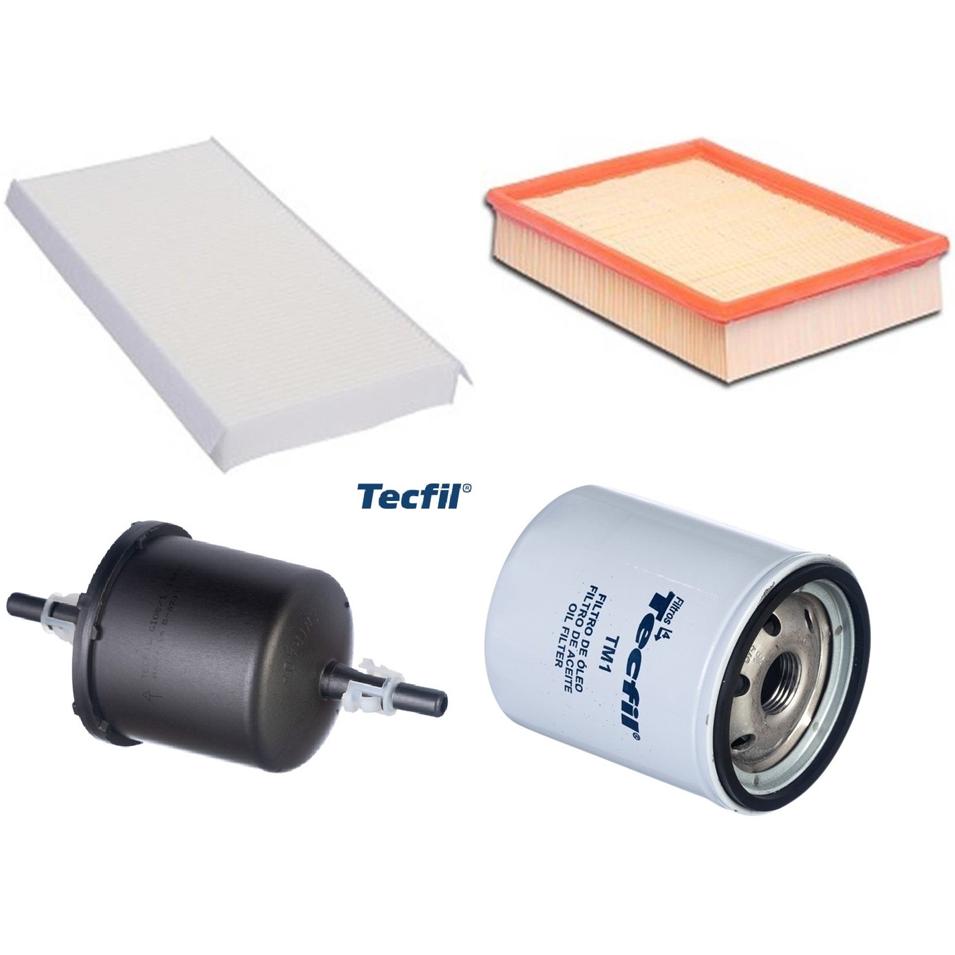 Kit Filtros de Ar do Motor, Óleo, Cabine e Combustível - Tecfil - ACP305 / ARL6090 / GI08/1 / PSL34M-(TM1) - (1)