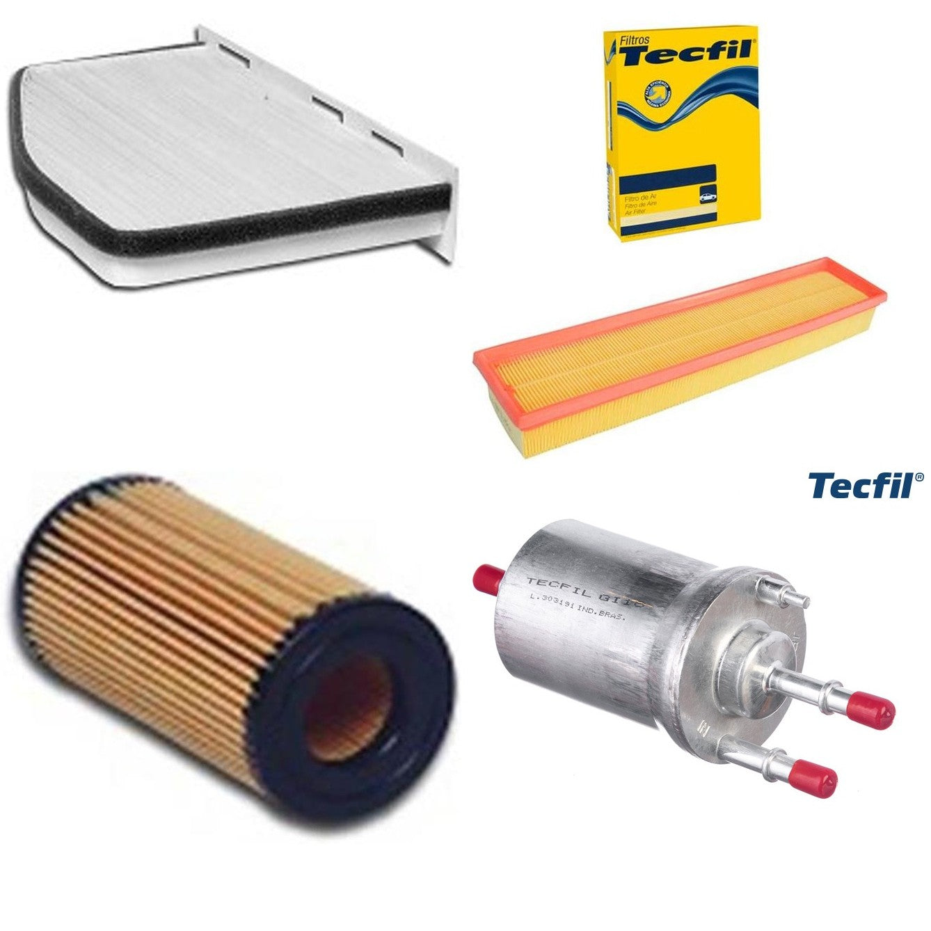 Kit Filtros de Ar do Motor, Óleom Cabine e Combustível - (1)