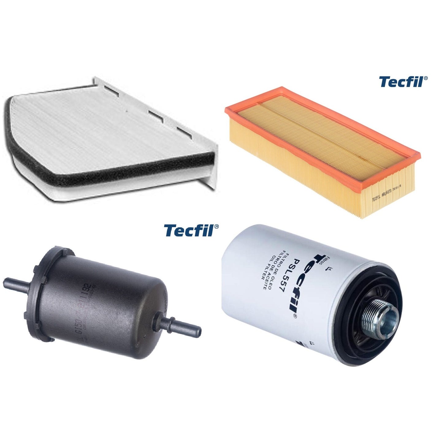 Kit Filtro de Ar, Combustível, Óleo e Ar Condicionado - Tecfil - ACP309 / ARL6073 / GI50/7 / PSL557 - (1)