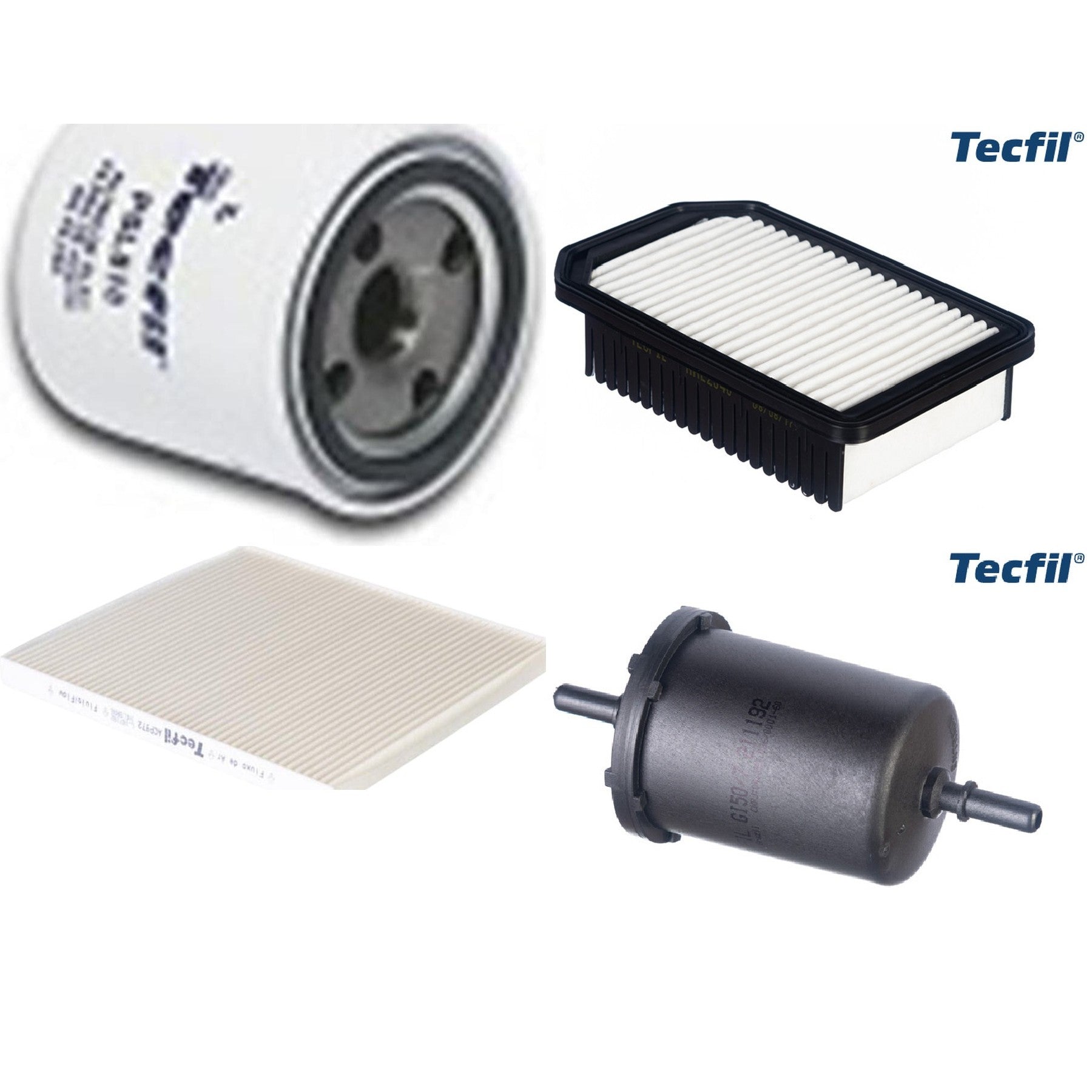 Kit Filtro de Ar, Combustível, Óleo e Ar Condicionado - Tecfil - ACP972 / ARL2340 / GI50/7 / PSL818 - (1)