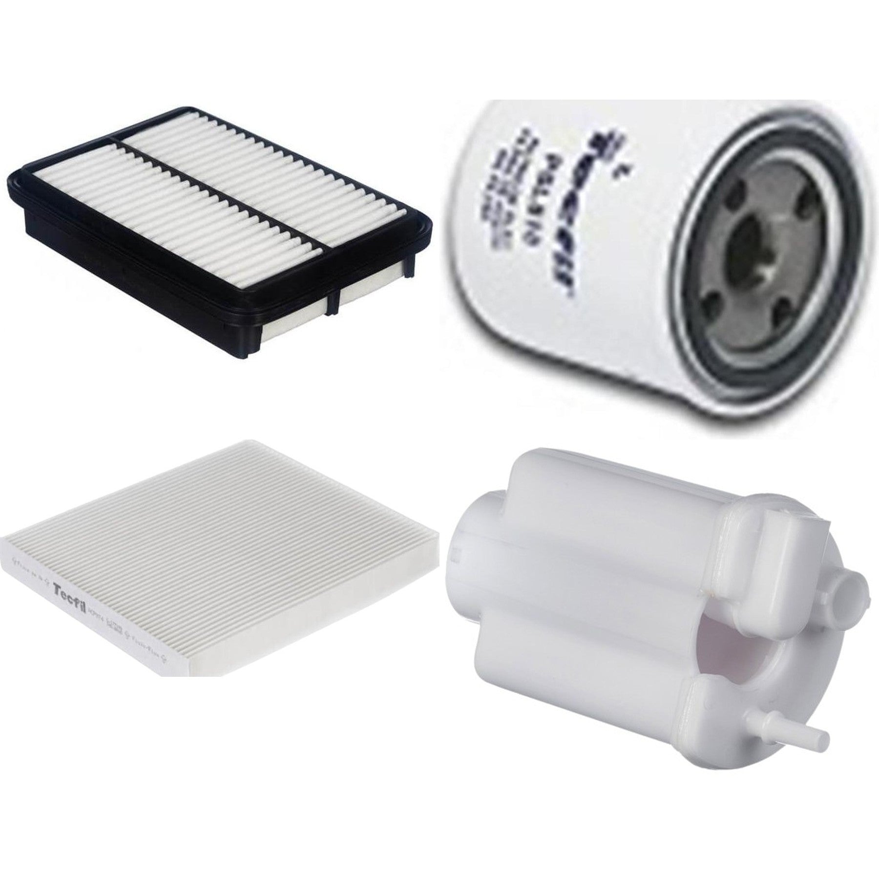 Kit Filtros de Ar do Motor, Óleo, Cabine e Combustível - Tecfil - ACP974 / ARL2345 / FBT2372 / PSL818 - (1)