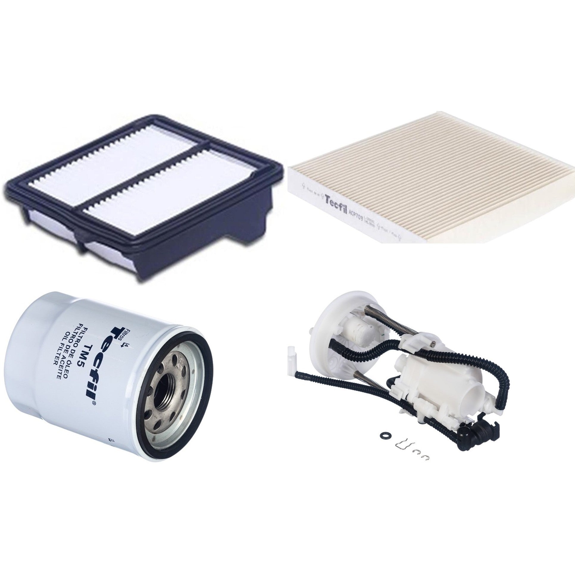 Kit Filtros de Ar do Motor, Óleom Cabine e Combustível - (1)